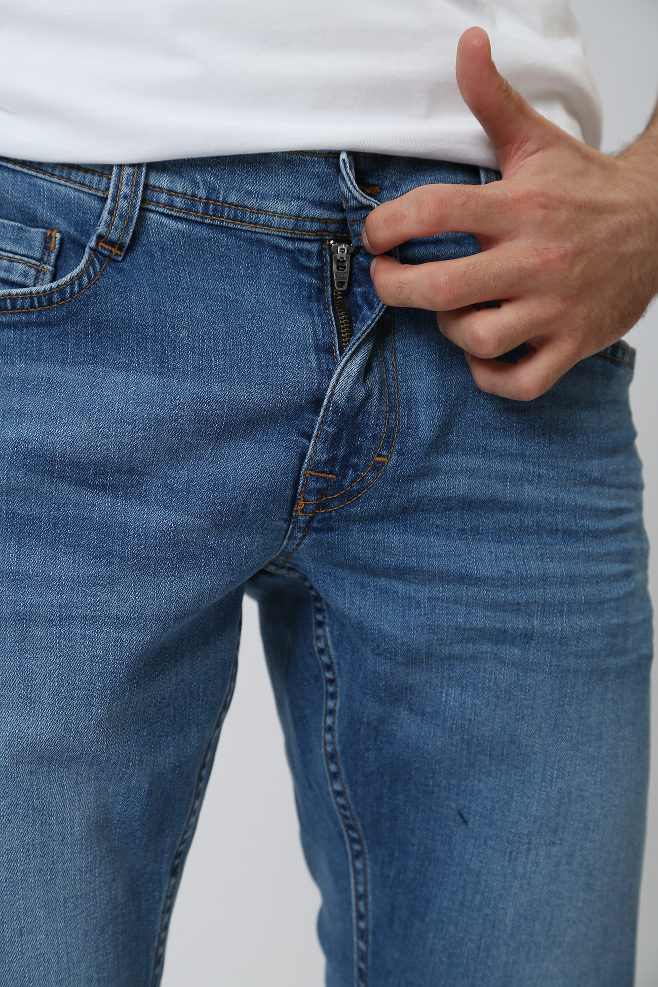 1013658-5000 Джинсы Oregon Tapered Mustang Голубой