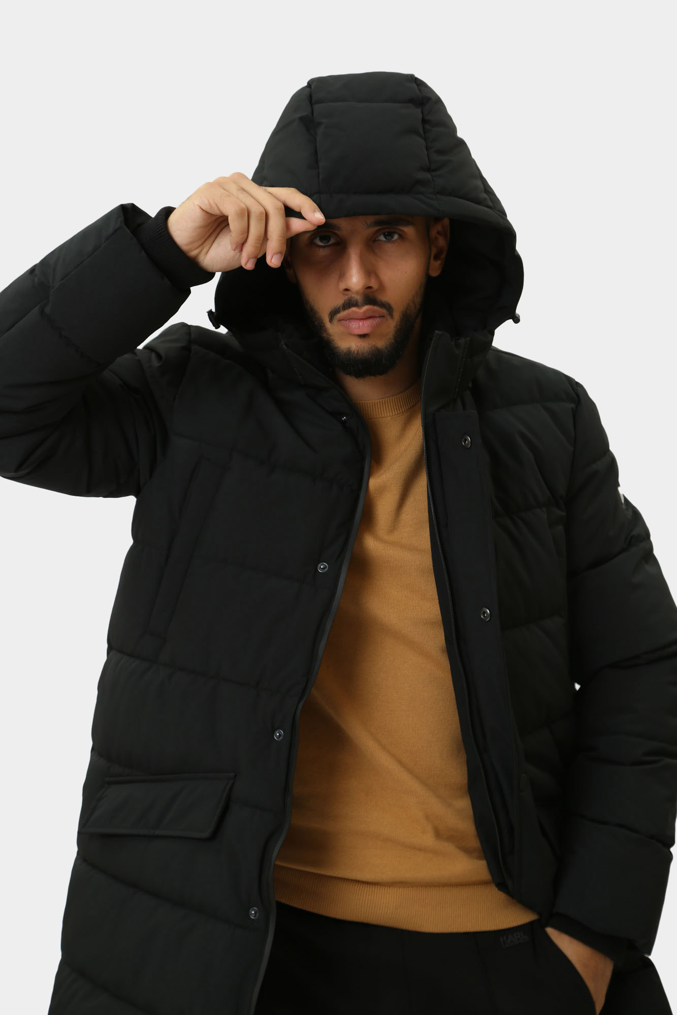 544586_505035 Куртка утепленная Karl Lagerfeld Черный