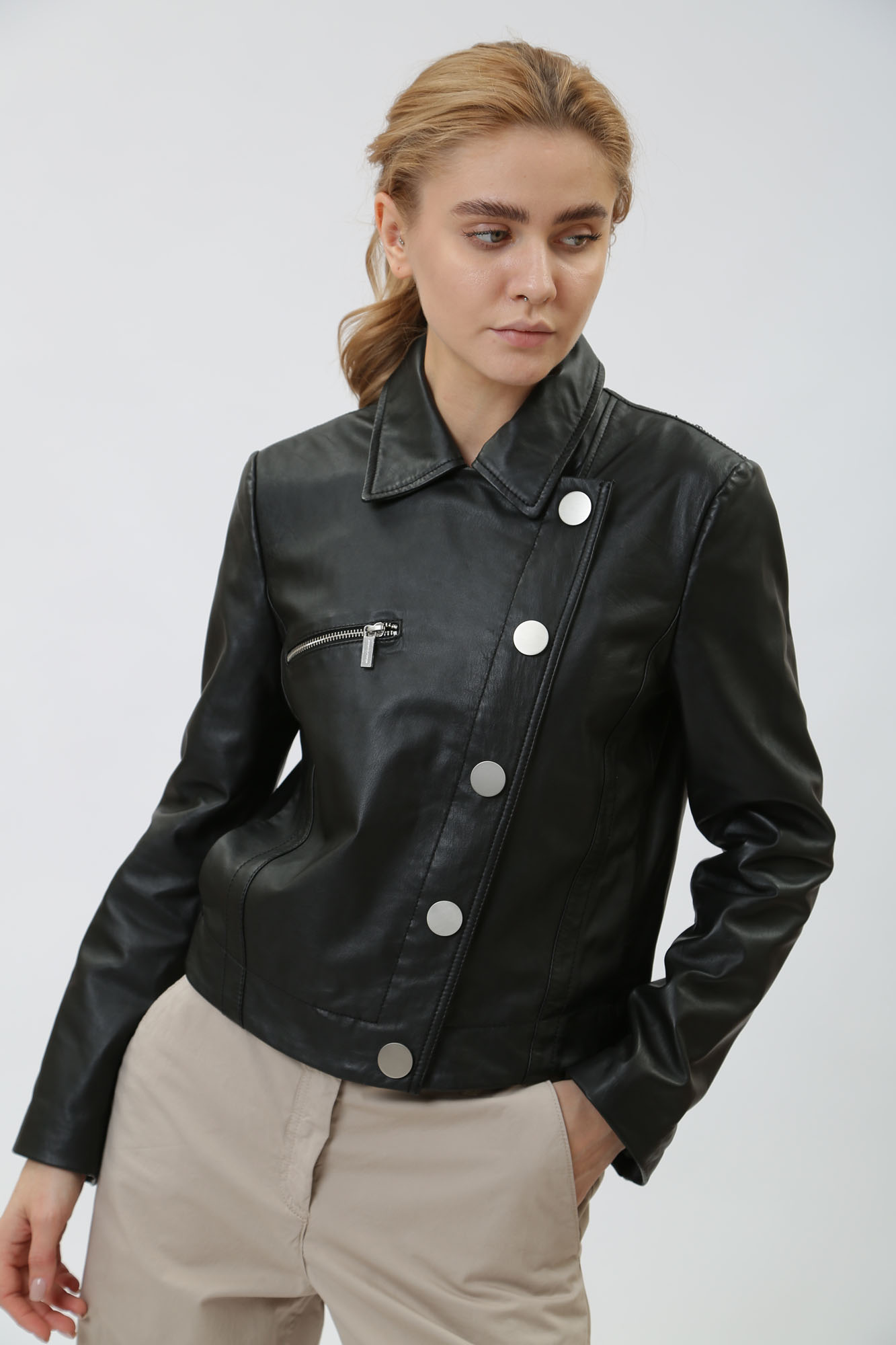3DYB50_YLP1Z куртка кожаная armani exchange 