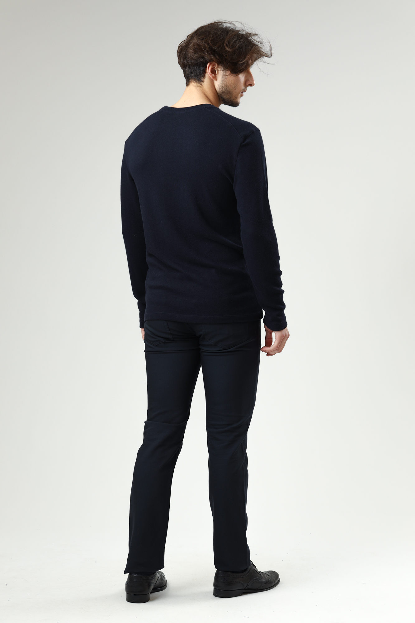 30028028_10012113 Футболка лонгслив Strellson Синий