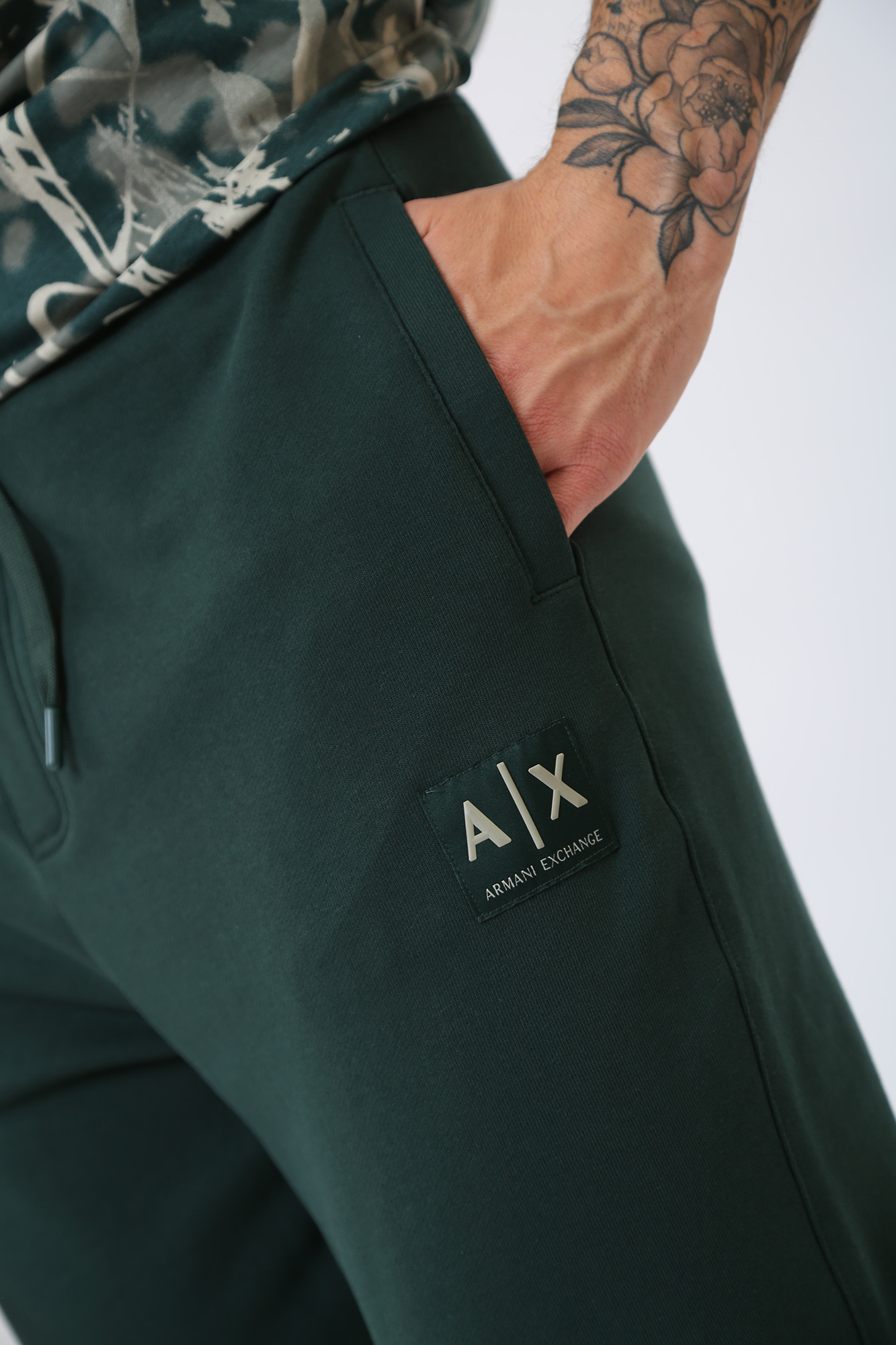 3RZPHA_ZJXAZ Брюки спортивные Armani Exchange Зеленый