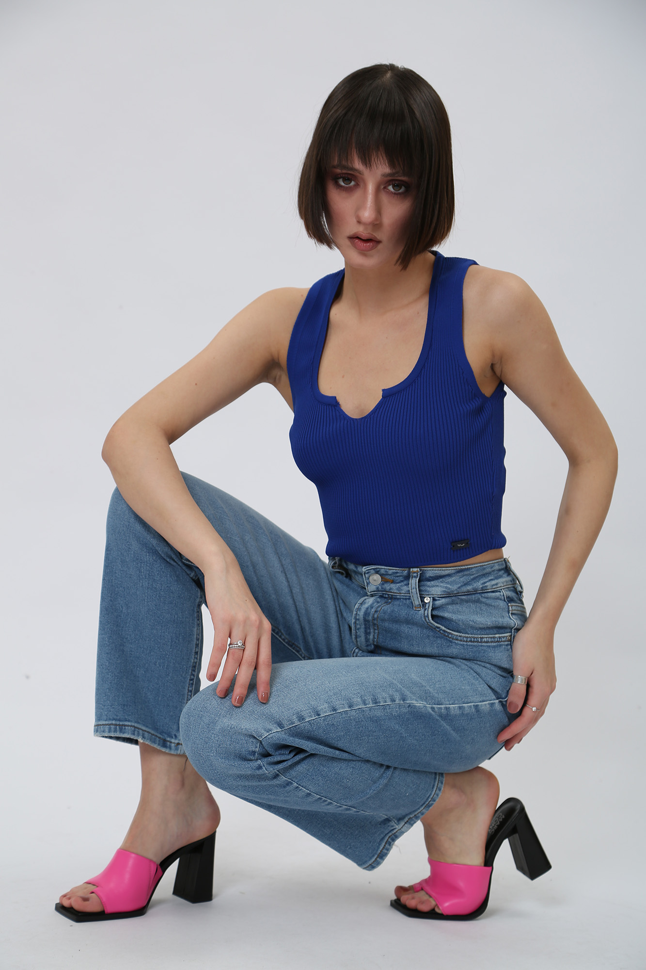 51580-15459 джинсы myla zip ltb