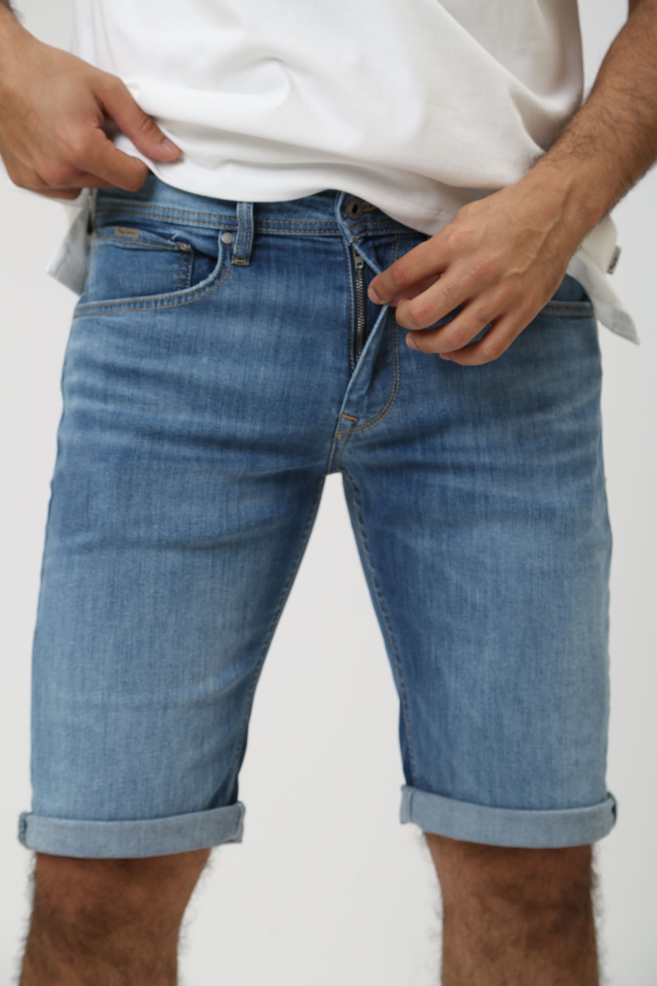 PM801081HU Шорты джинсовые Pepe Jeans Голубой