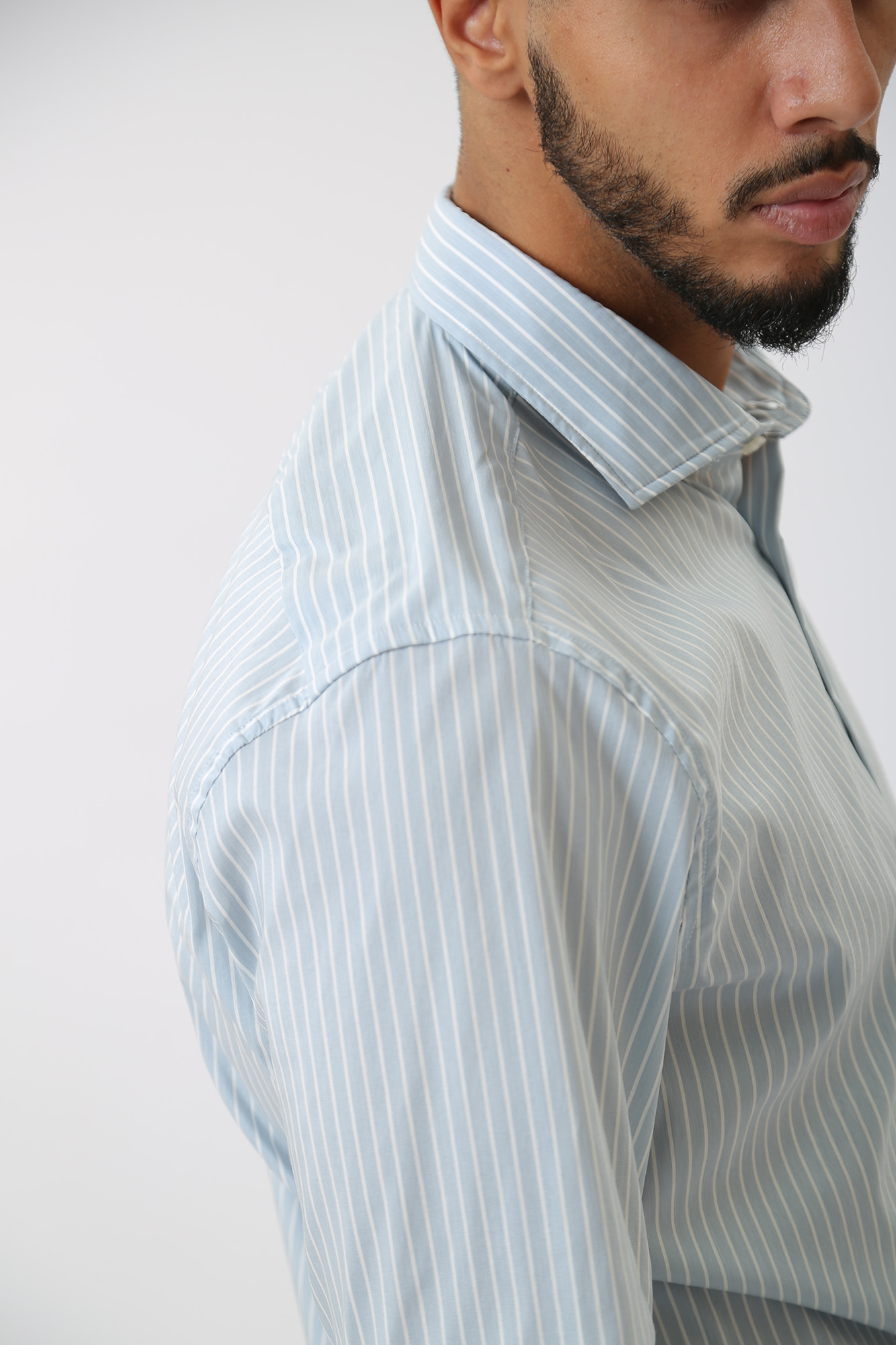 30038634_10016541 Сорочка д/р Strellson Синий