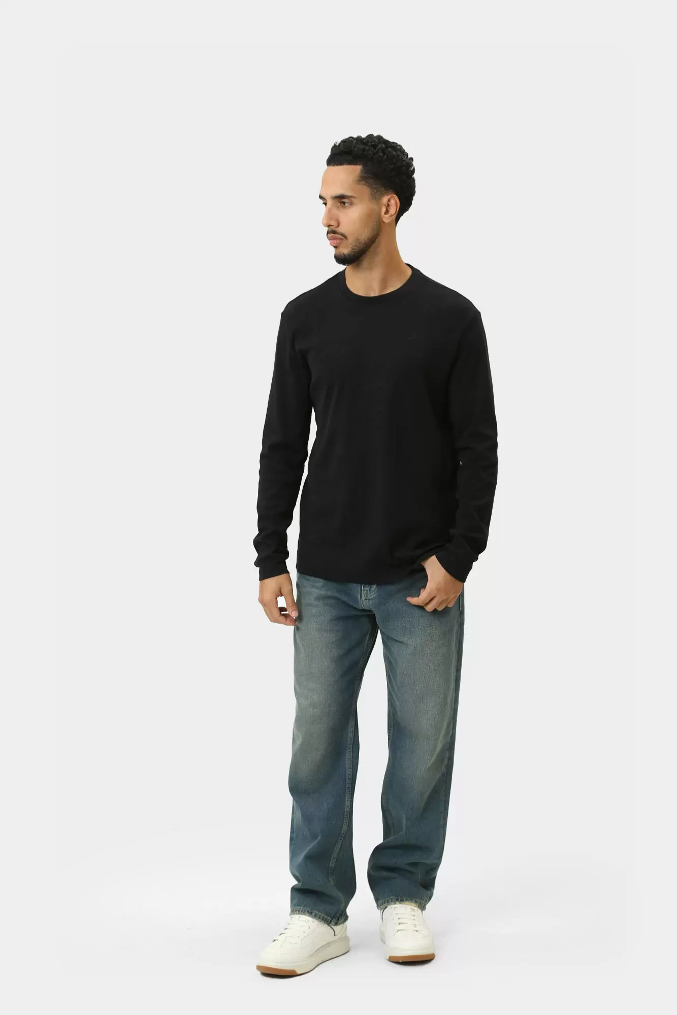 1015674 Лонгслив Mustang Черный