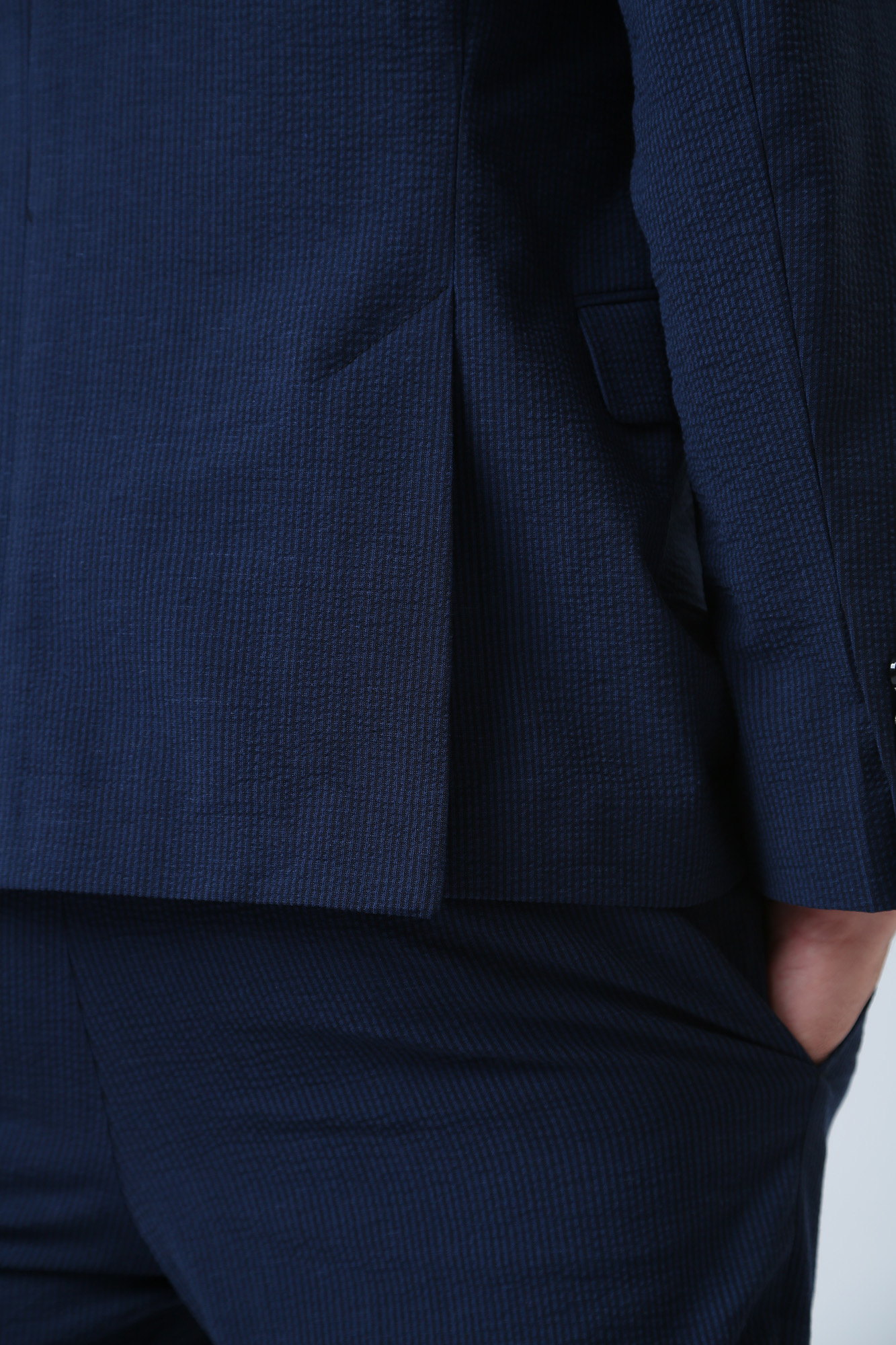 532026_155205 Пиджак классический Karl Lagerfeld Синий