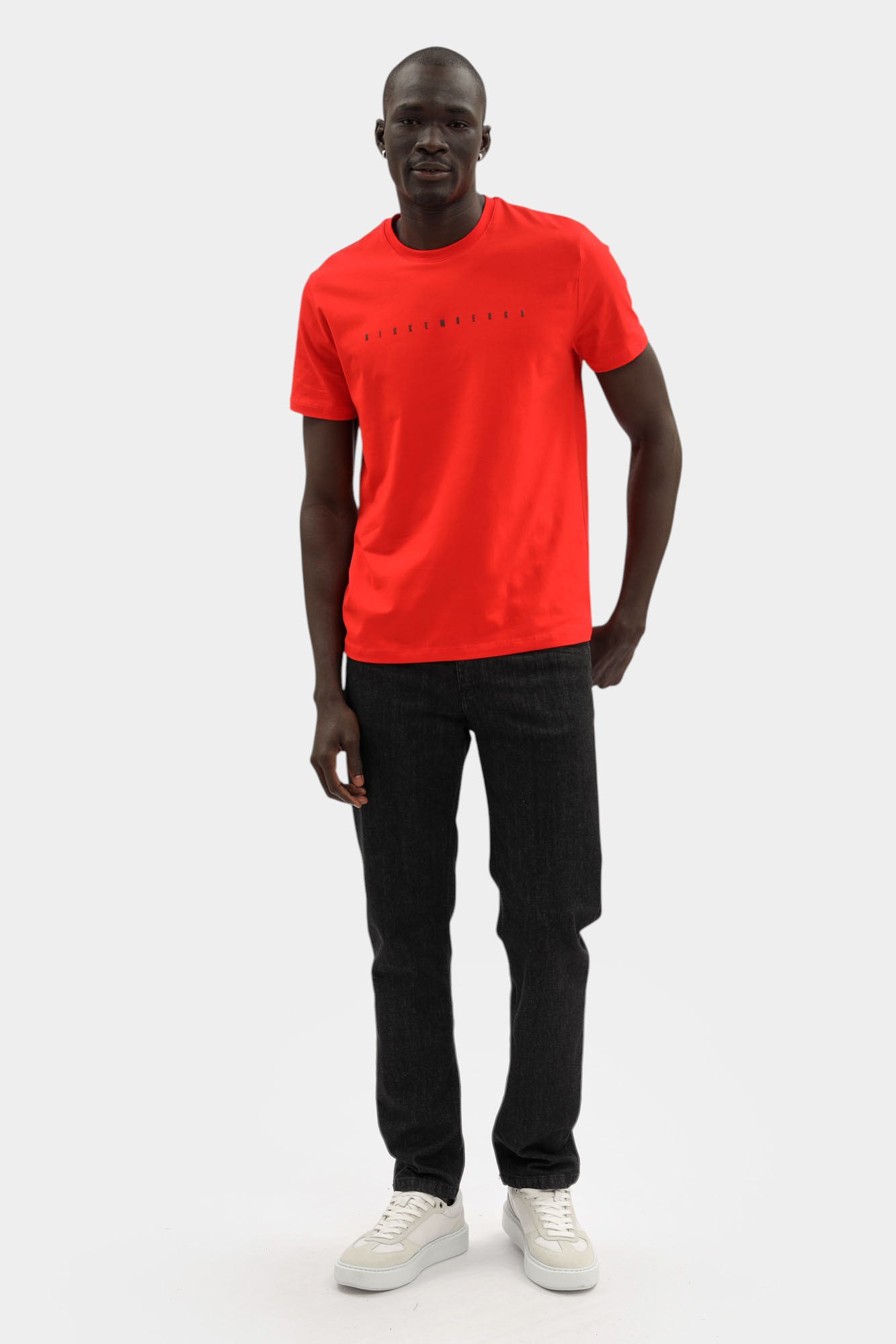 BMT1212 Футболка Bikkembergs Красный