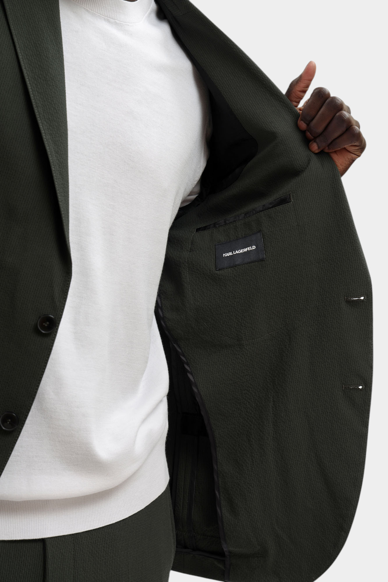 562034_155280 Пиджак Karl Lagerfeld Зеленый