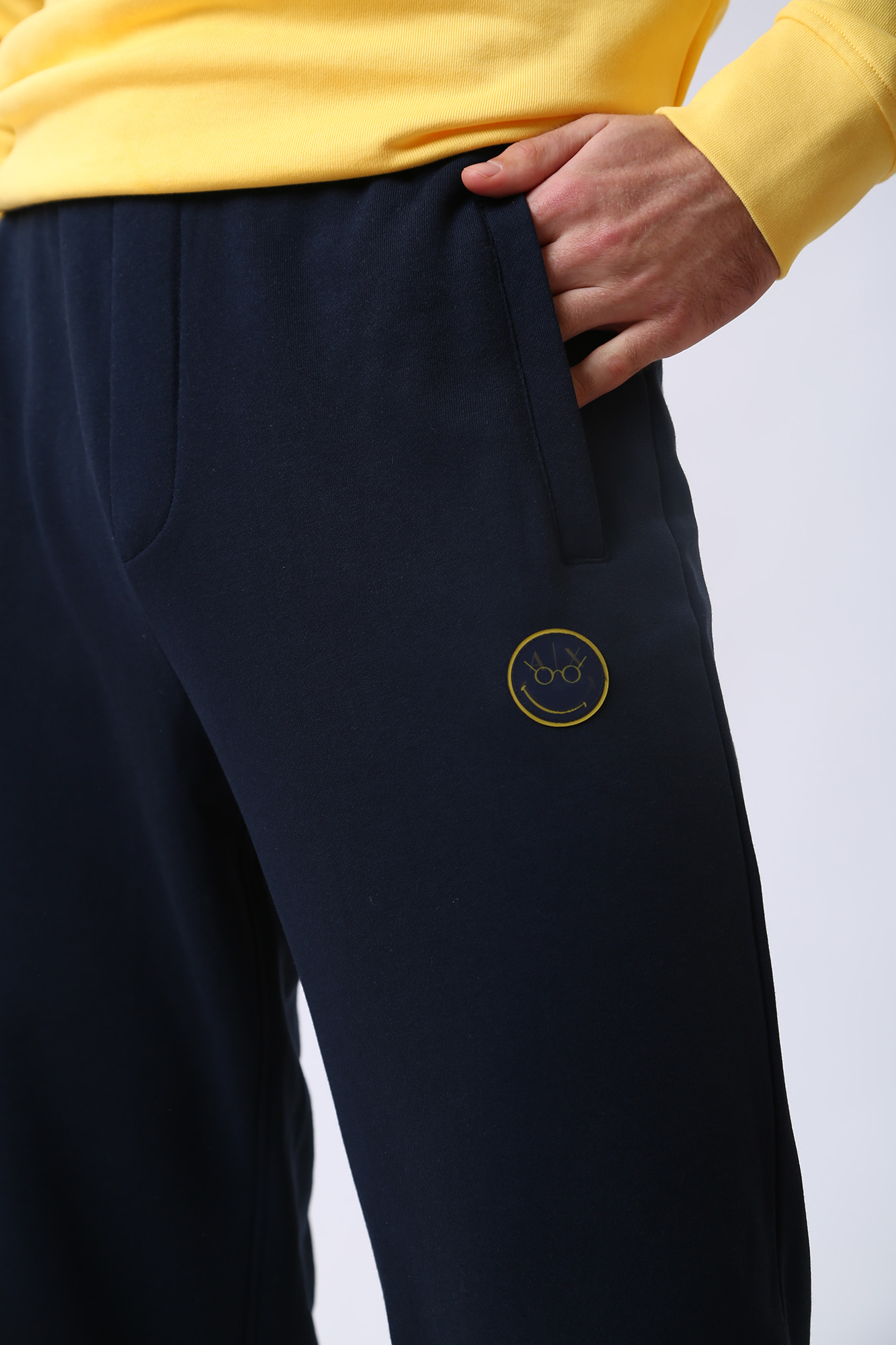 6LZPJC_ZJ6HZ Брюки спортивные Armani Exchange Синий