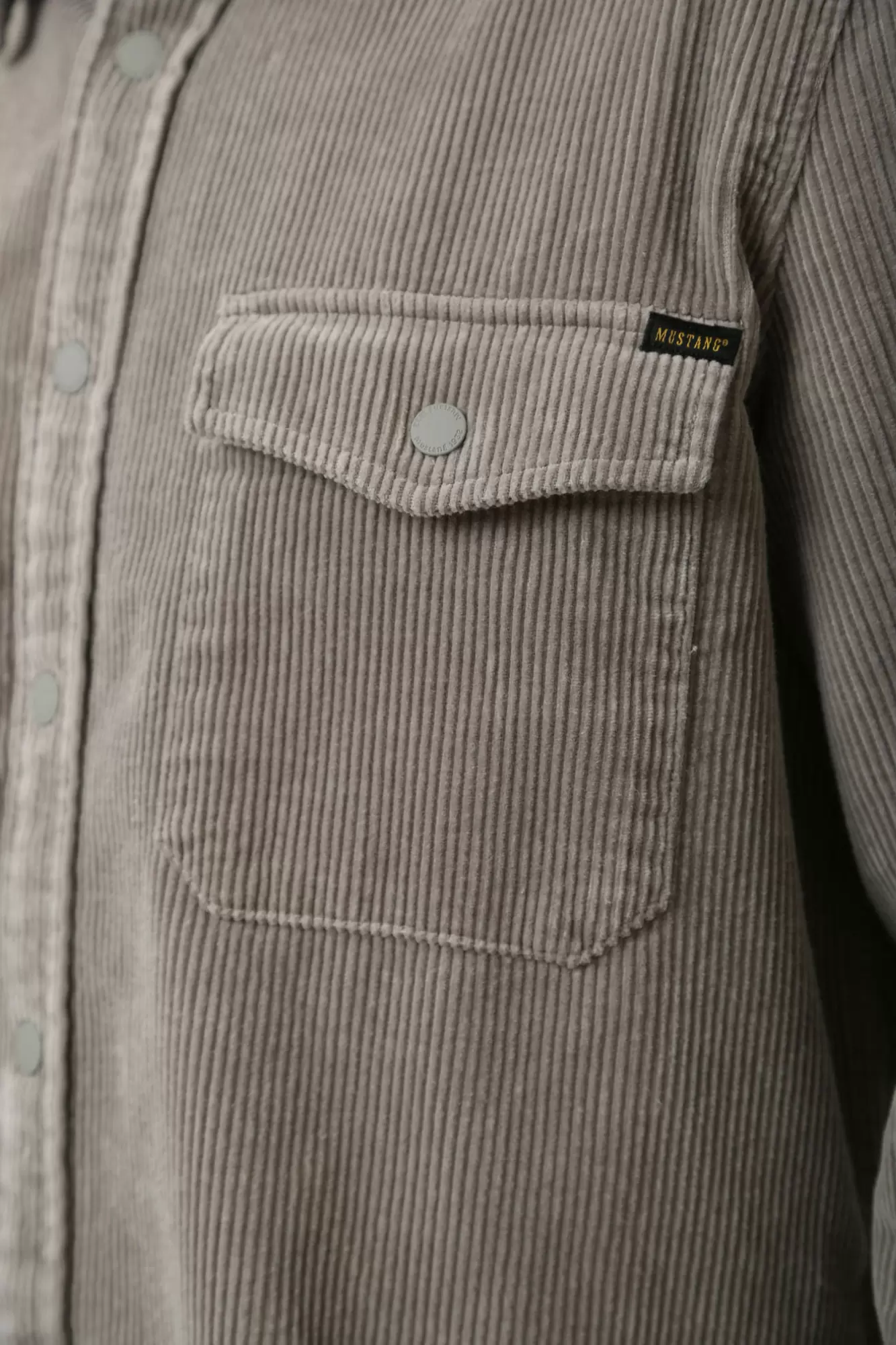 1015914 Рубашка Mustang Бежевый