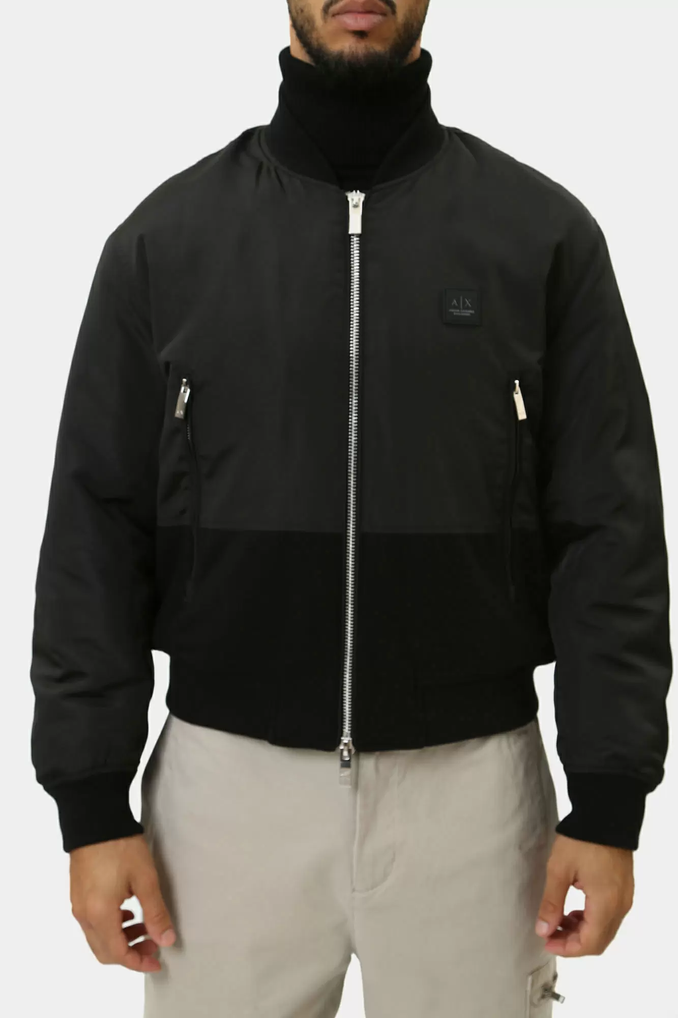 XM000033_AF10323 Бомбер Armani Exchange Черный