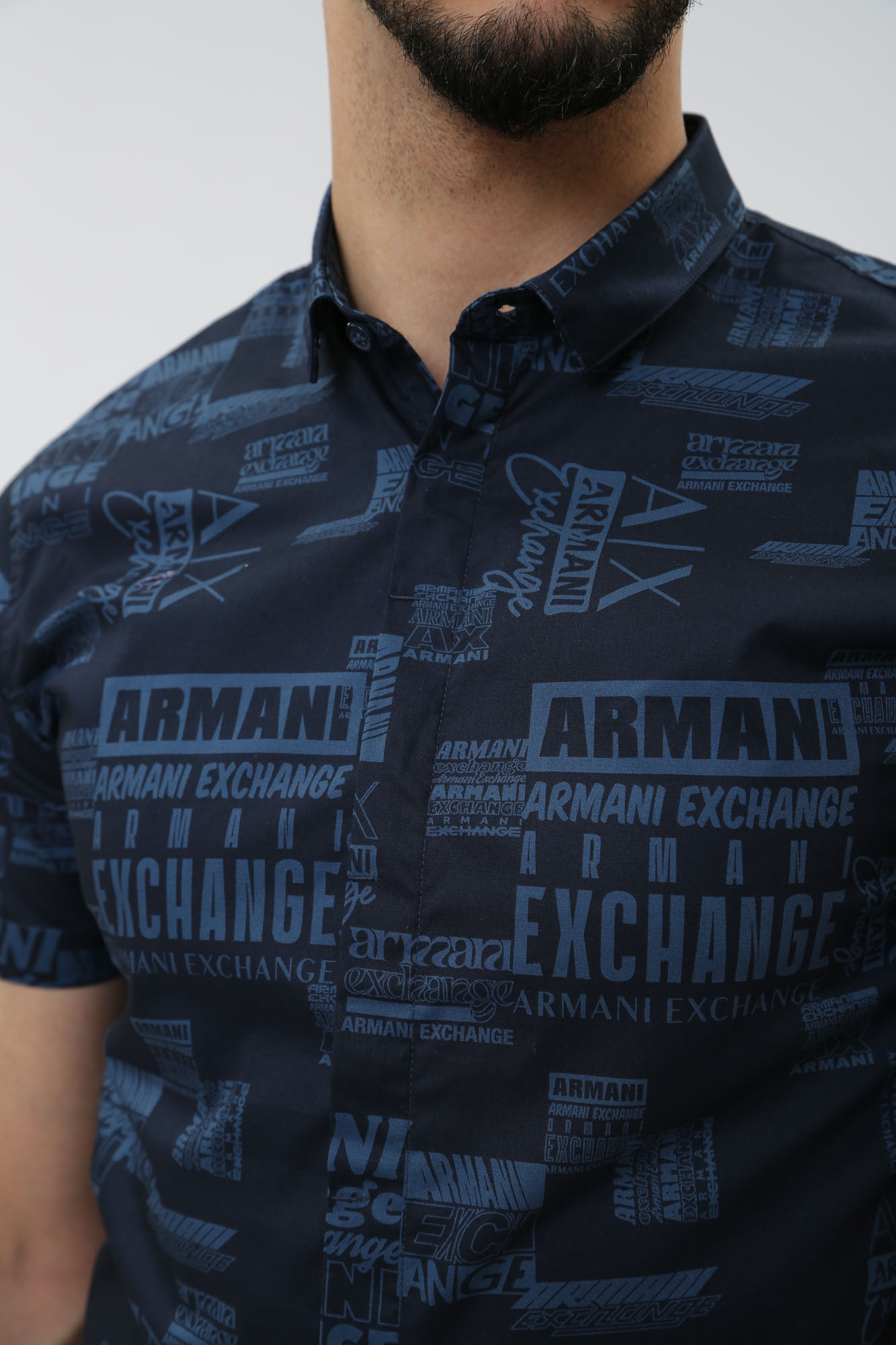3DZC04_ZNEAZ Рубашка Armani Exchange Синий