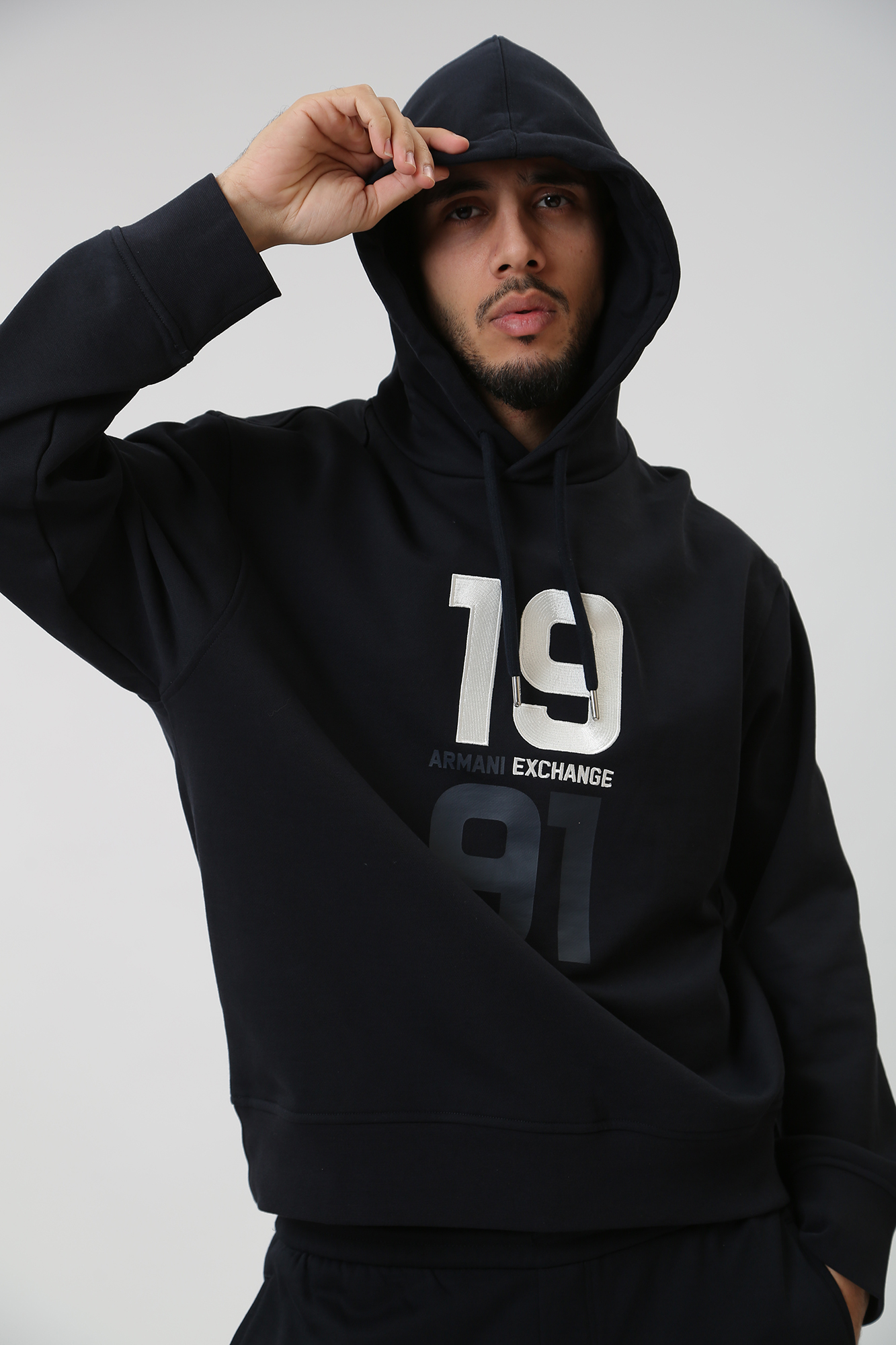 3DZMLJ_ZJ4XZ Худи Armani Exchange Синий