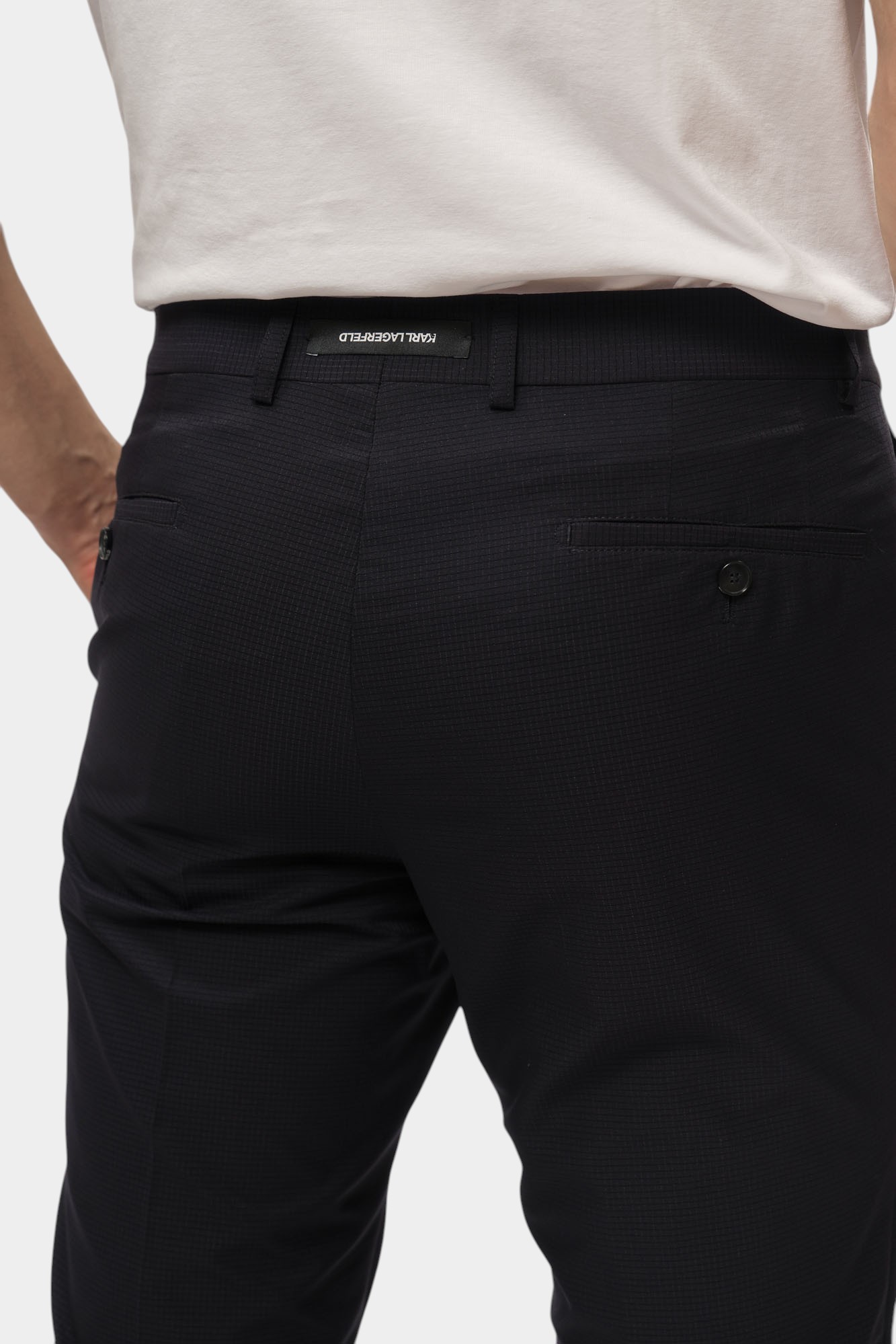 552026_255002 Брюки классические Karl Lagerfeld Синий