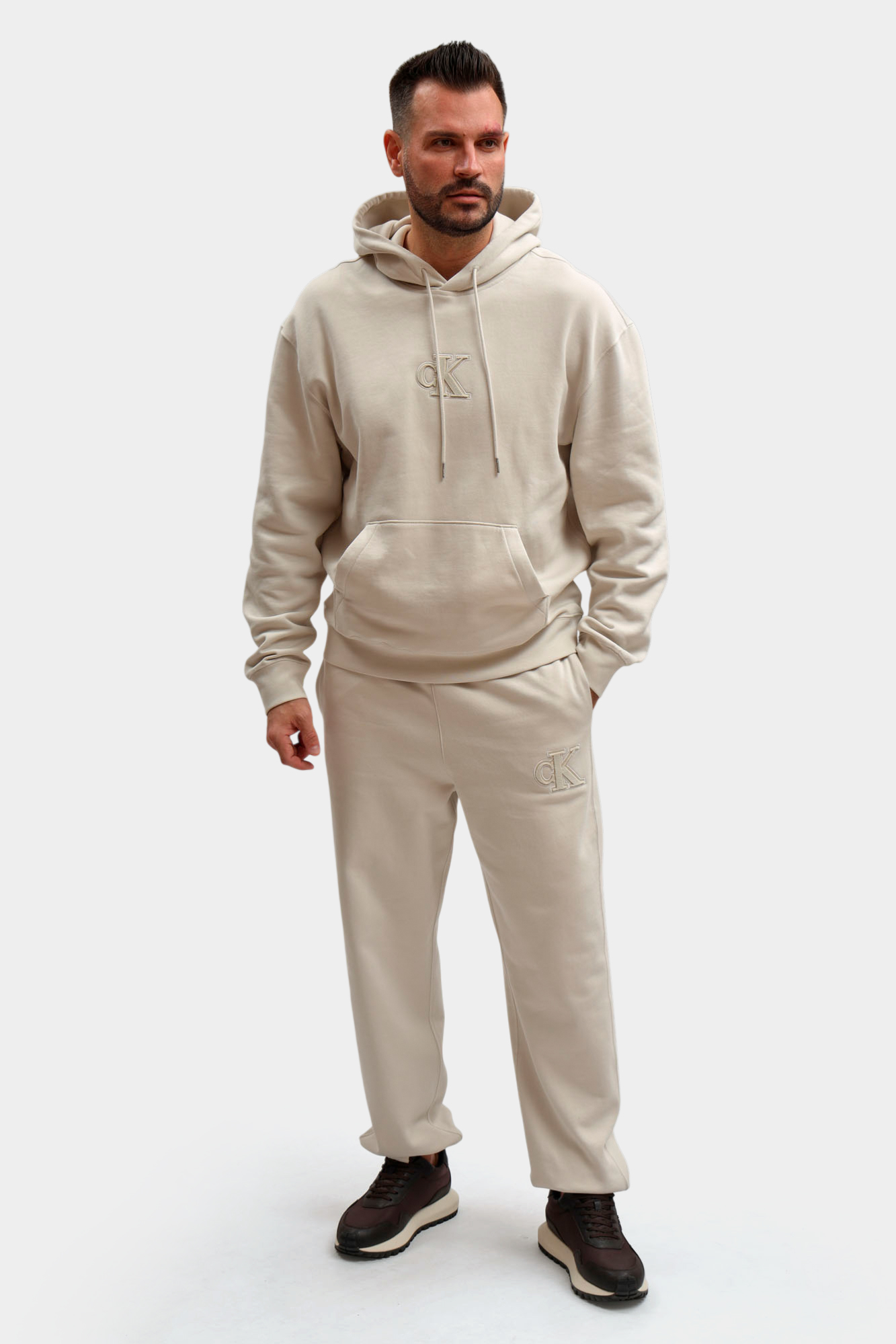 LV04RD250G Худи Calvin Klein Jeans Бежевый