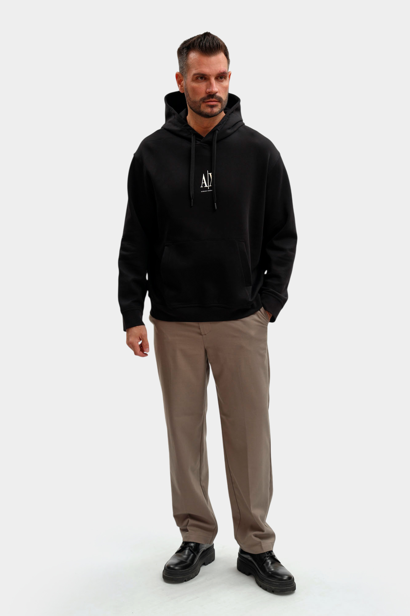 XM000369_AF10818 Худи Armani Exchange Черный