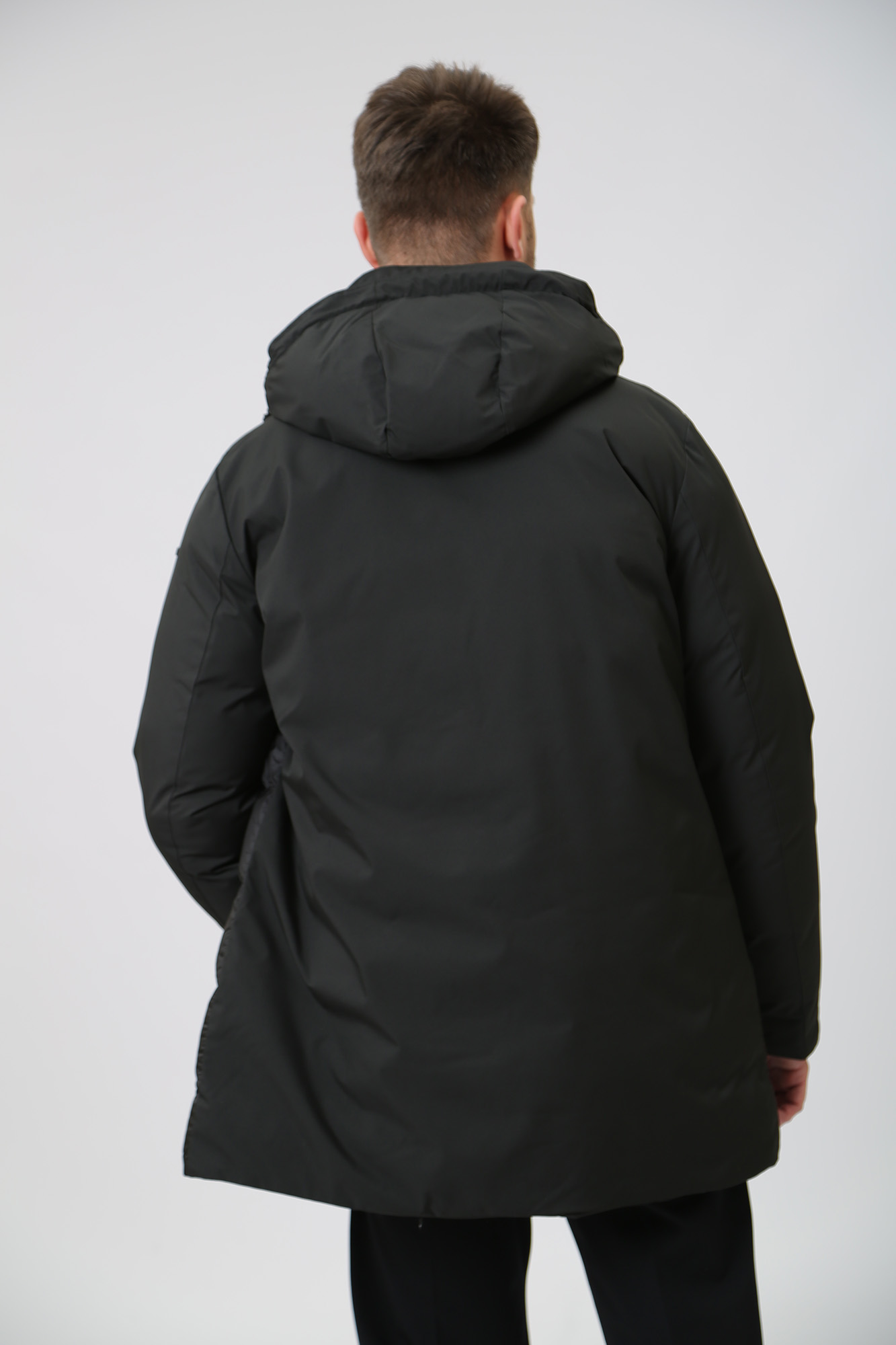 M3628KTC175F Пуховик удлиненный Geox Черный