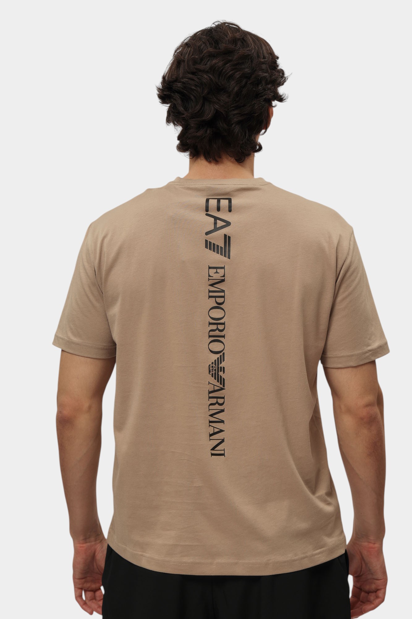 7M000567_AF10375 Футболка EA7 Бежевый