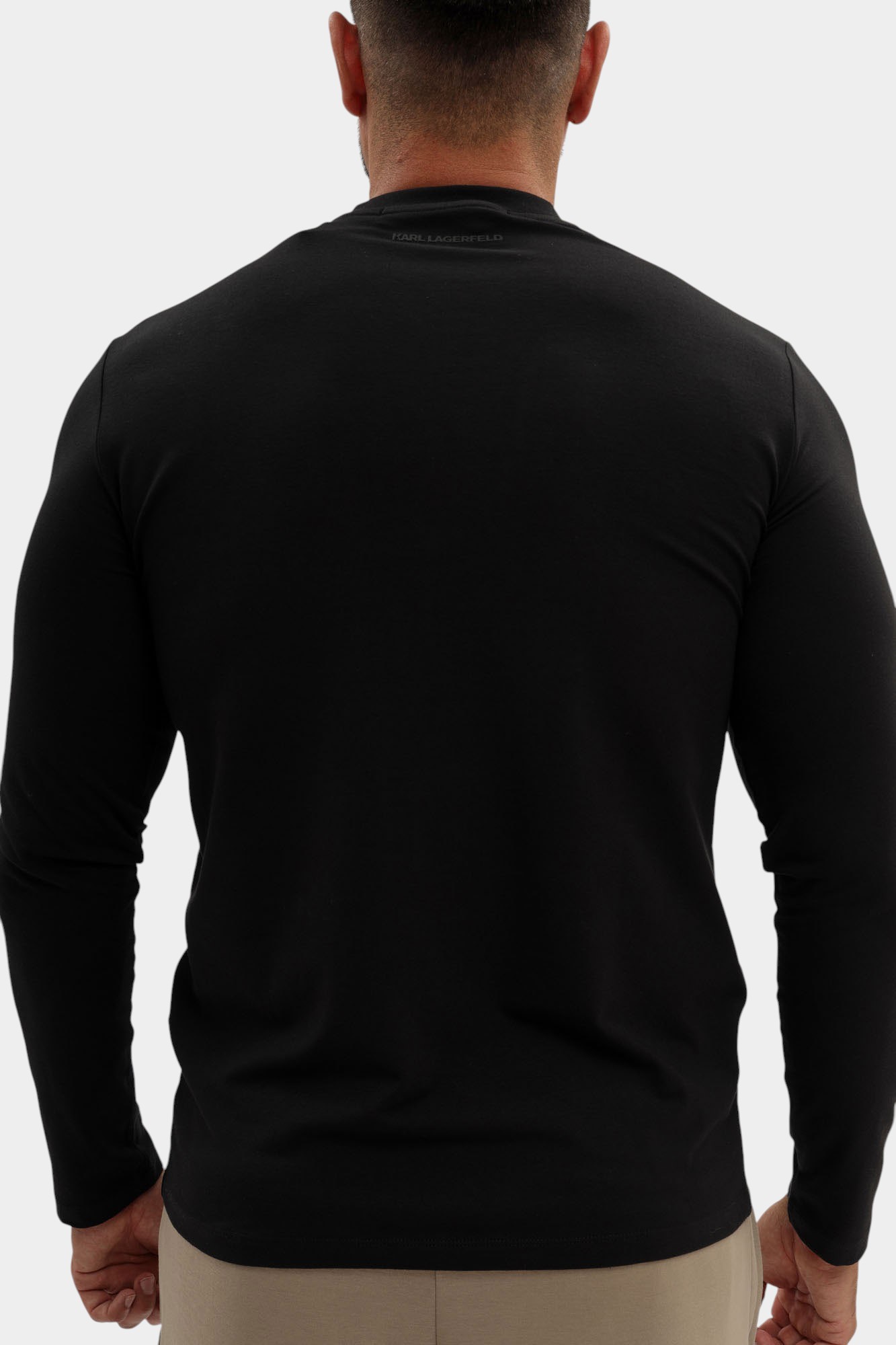 554221_755020 Лонгслив Karl Lagerfeld Черный