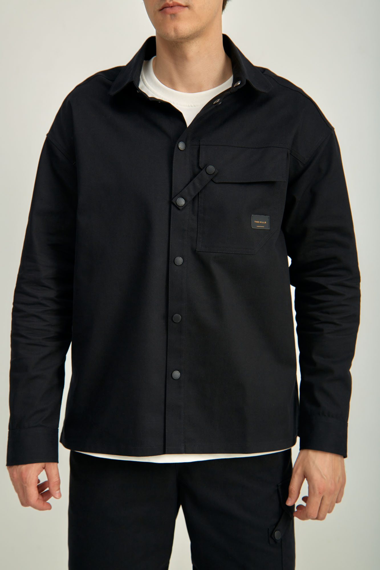 M-241-TH-56-1014 Рубашка с длинным рукавом The Hills Черный