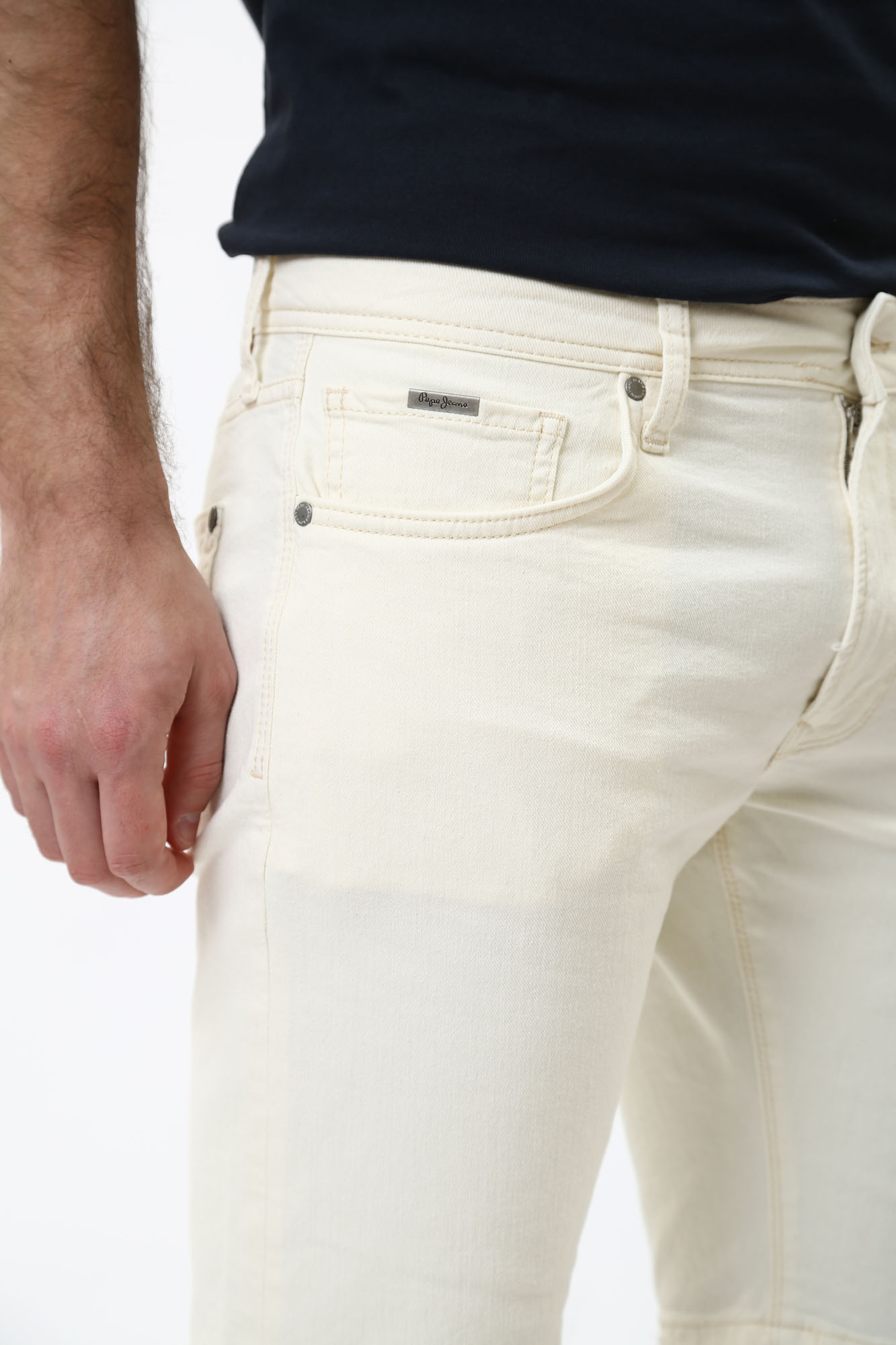 PM801084WI5 Шорты джинсовые Pepe Jeans Молочный