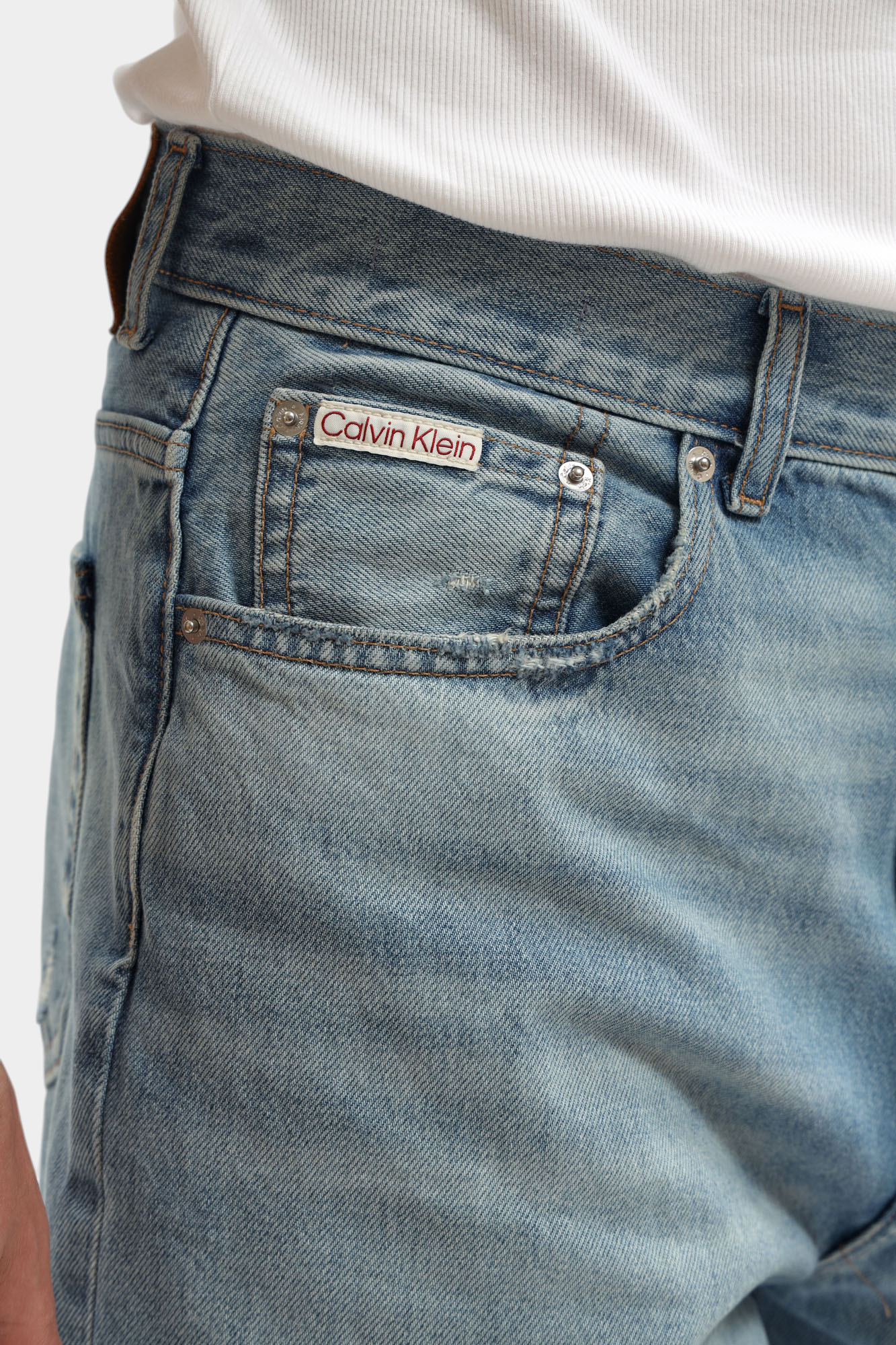 LV04RF795G Шорты джинсовые Calvin Klein Jeans Голубой