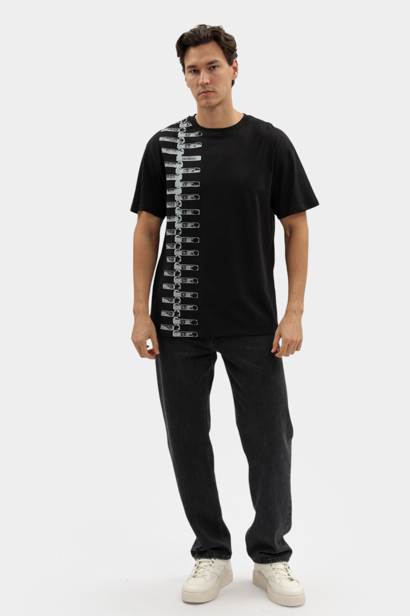 BMT1224 Футболка Bikkembergs Черный