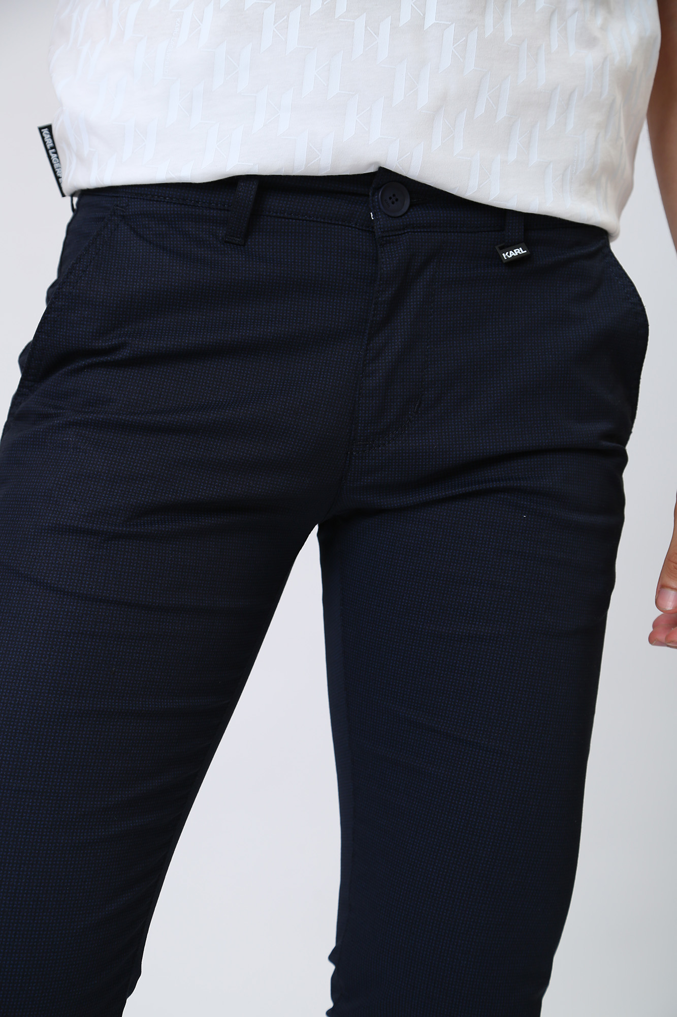 532891_255835 Брюки чиносы Karl Lagerfeld Синий