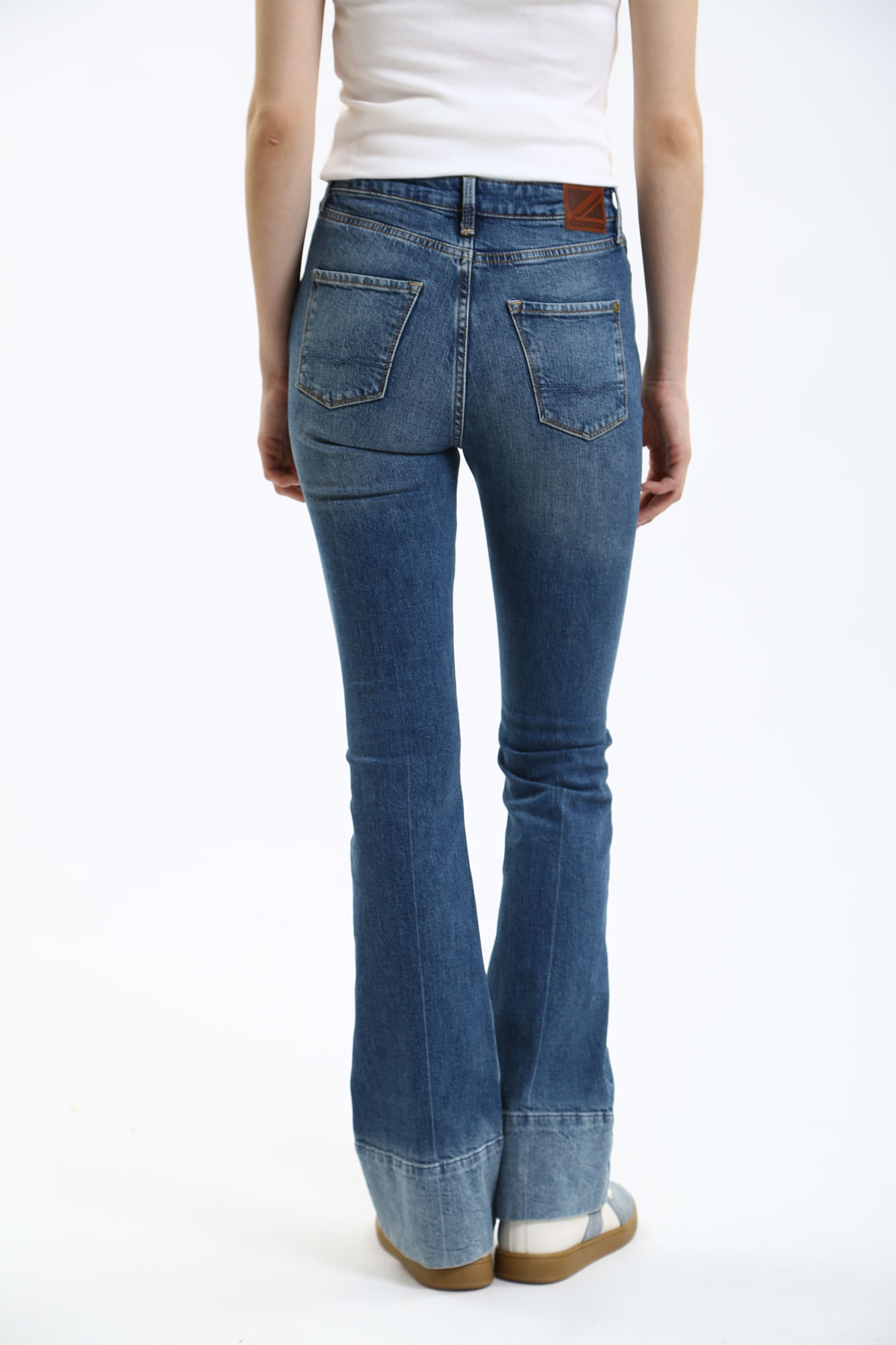 PL204610 джинсы skinny fit flare uhw fade  pepe jeans 