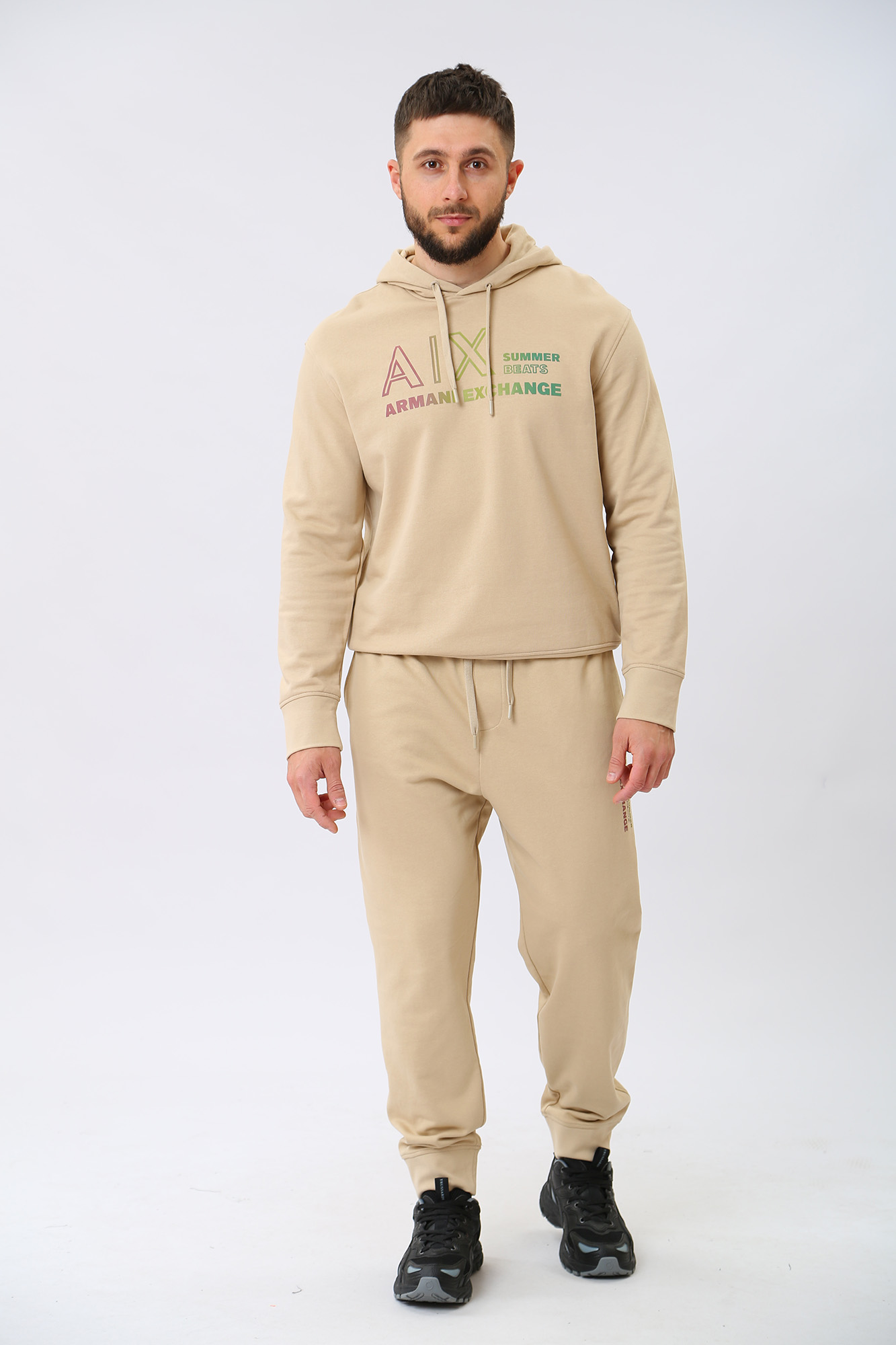 3RZMJA_ZJ7KZ Худи Armani Exchange Серый