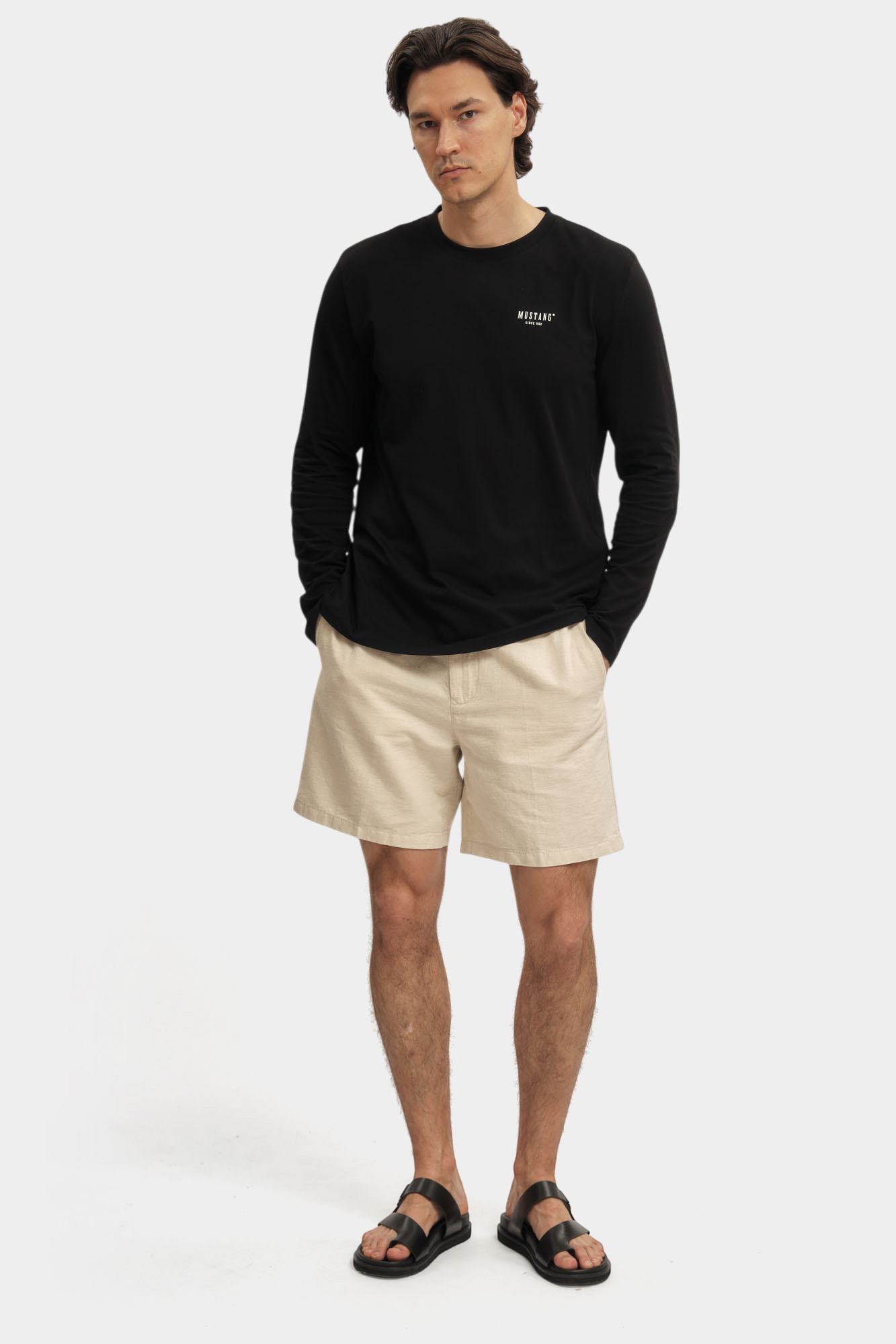 1016273 Футболка Mustang Черный