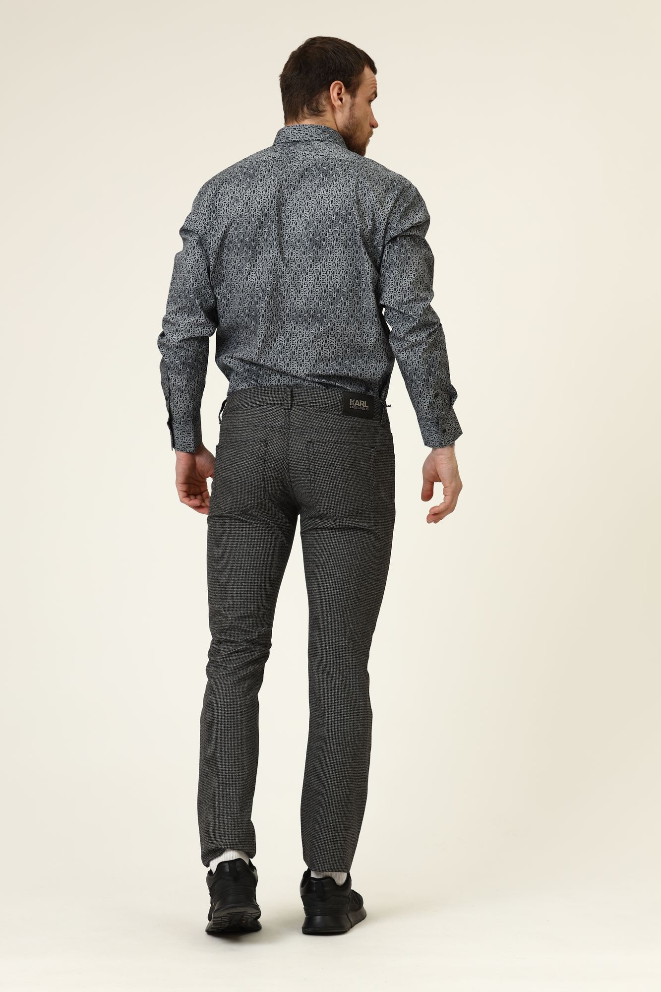 502819_265840 Брюки 5-карманные Karl Lagerfeld Серый