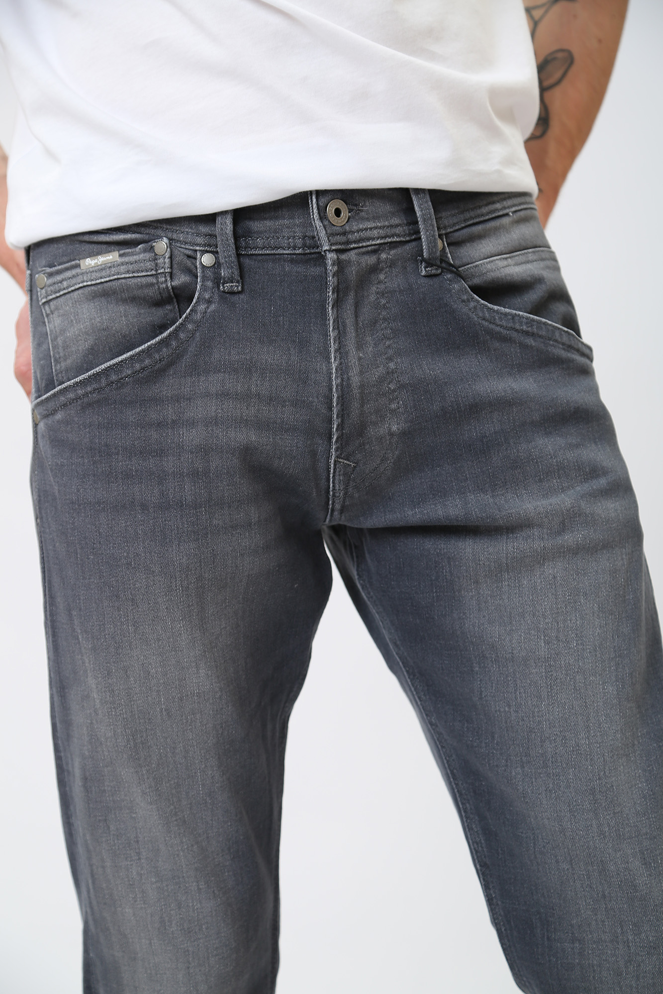 PM206328UE5 Джинсы TRACK Pepe Jeans Серый