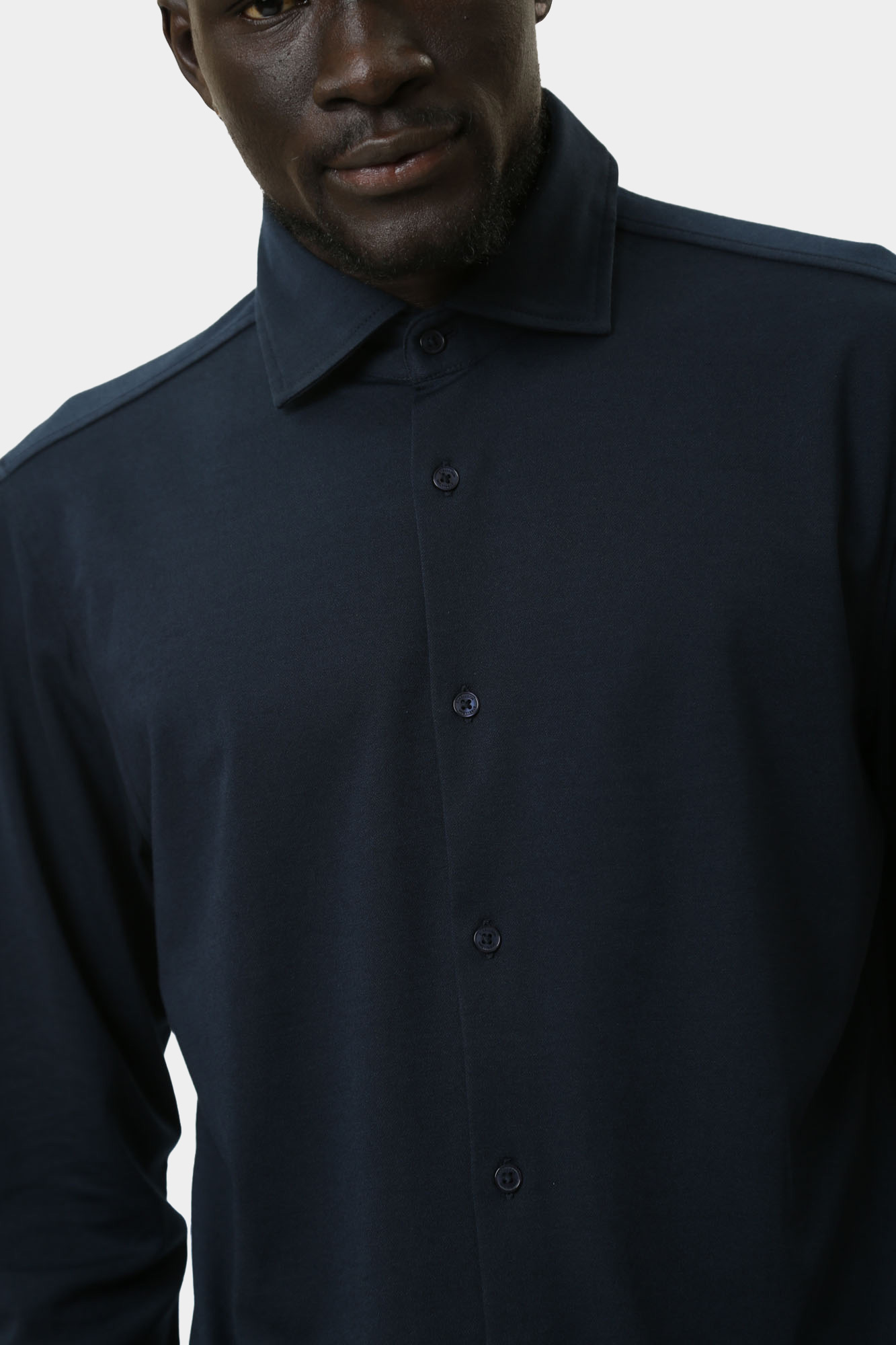 30041244_10017631 Сорочка д/р Strellson Синий