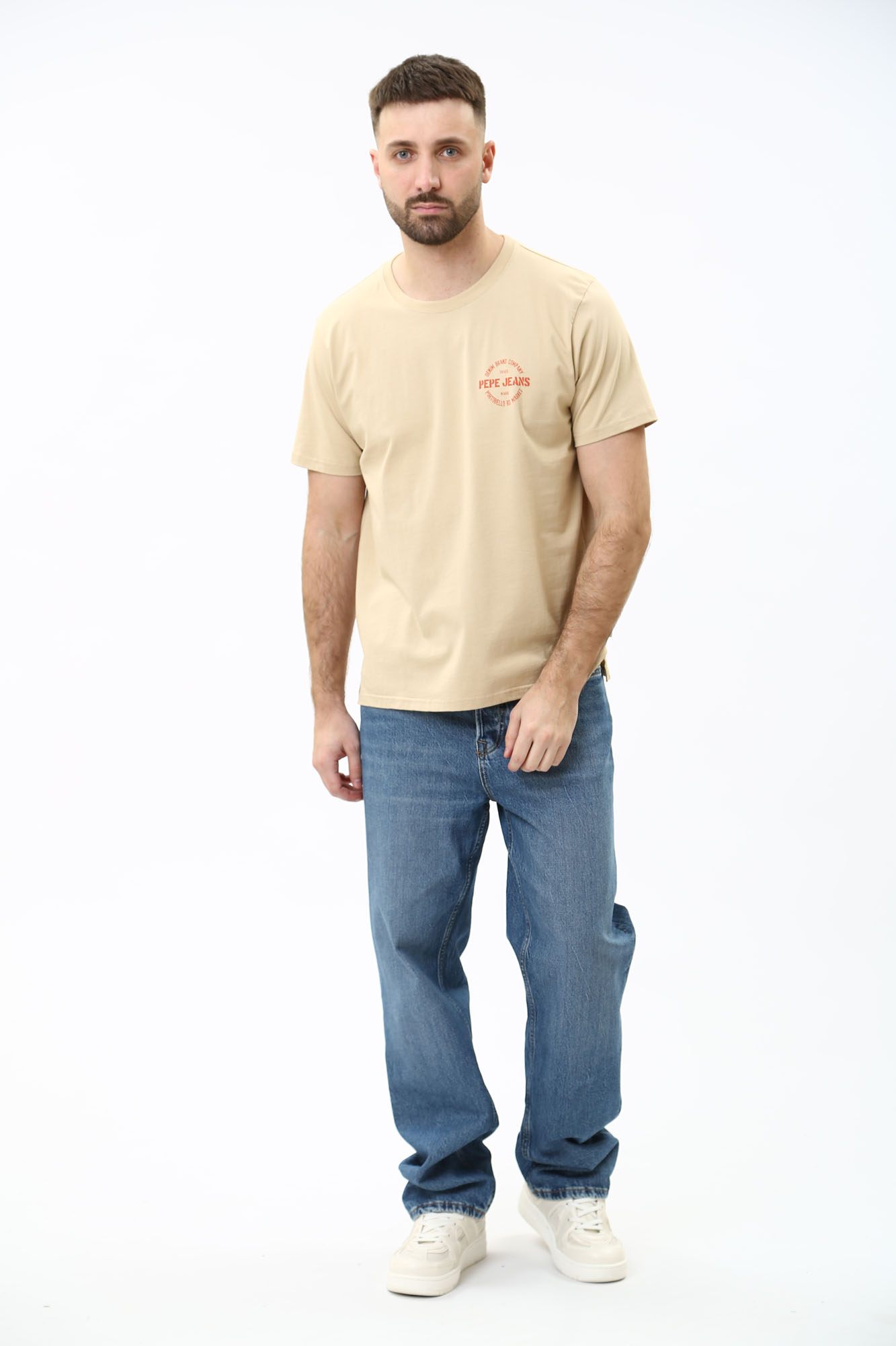 PM509210 Футболка Pepe Jeans Бежевый