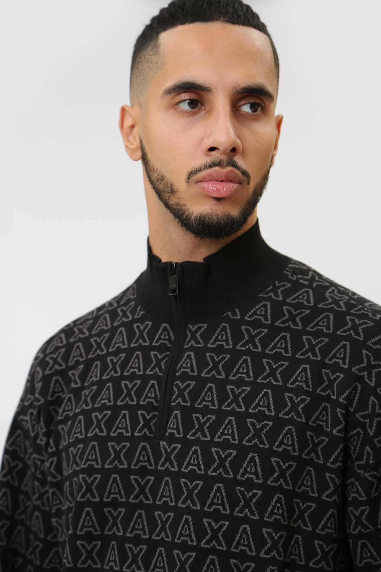 6RZM1K_ZMQ7Z Свитер Armani Exchange Черный