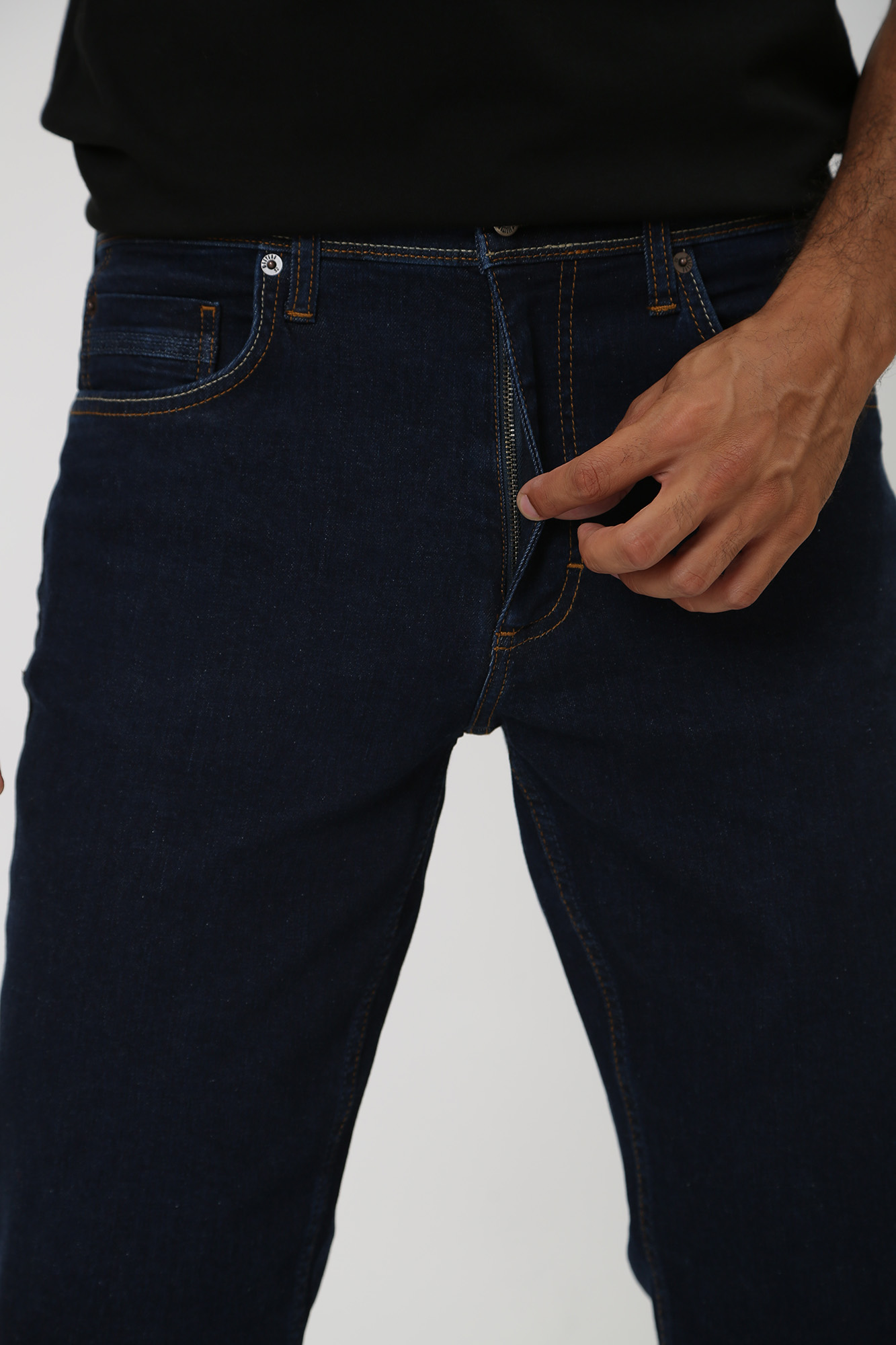 1014032-5000 Брюки джинсовые Mustang Синий