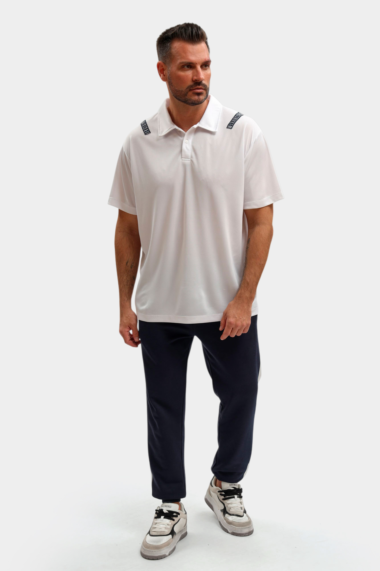 BMT1609 Поло Bikkembergs Белый