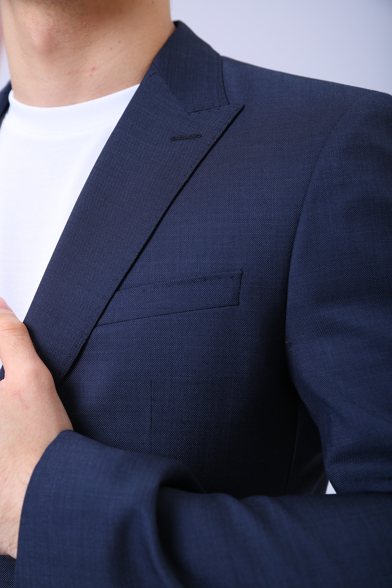 30026330_10011668 Пиджак классический  Strellson Голубой