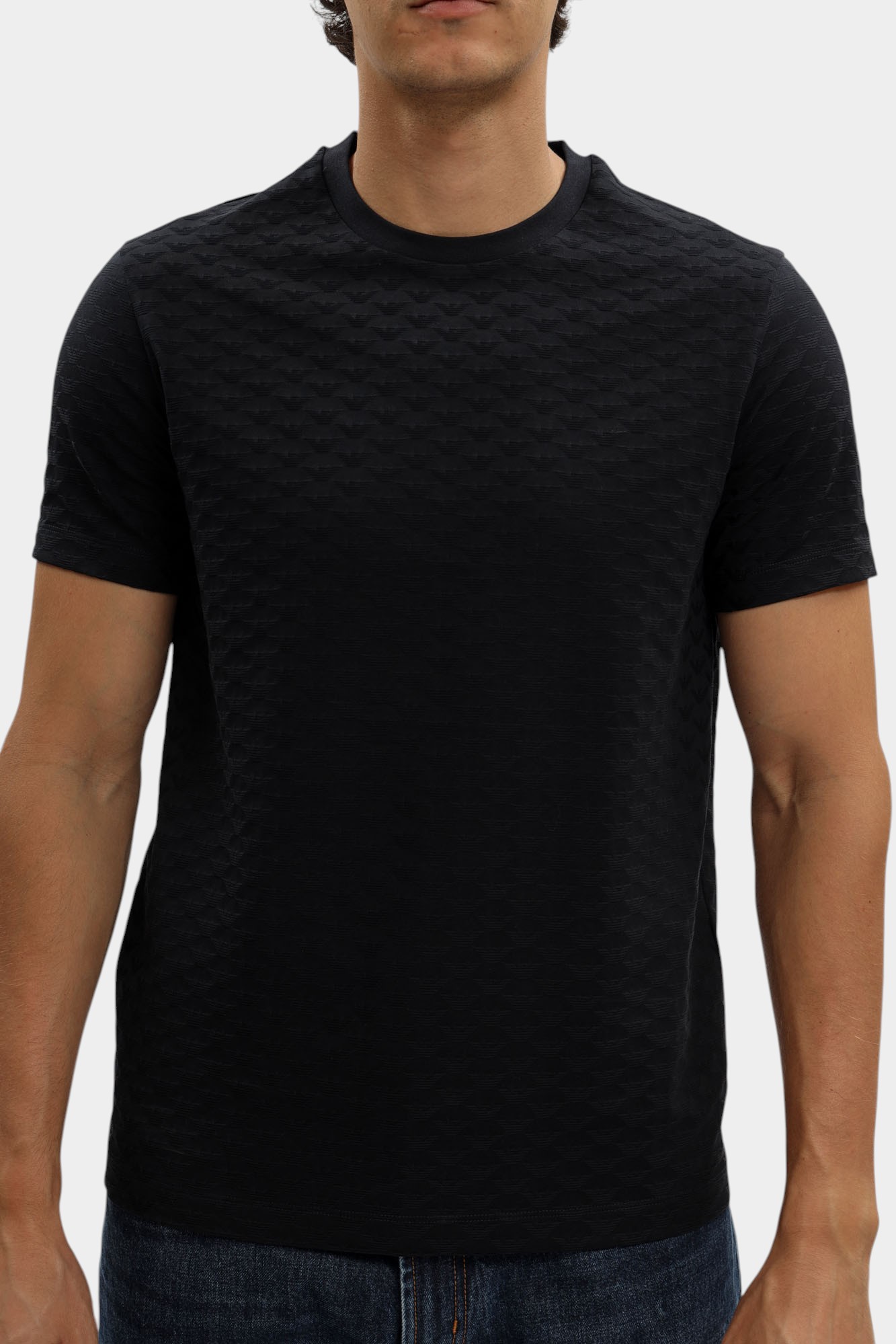 8N1TL7_1JHWZ Футболка Emporio Armani Голубой