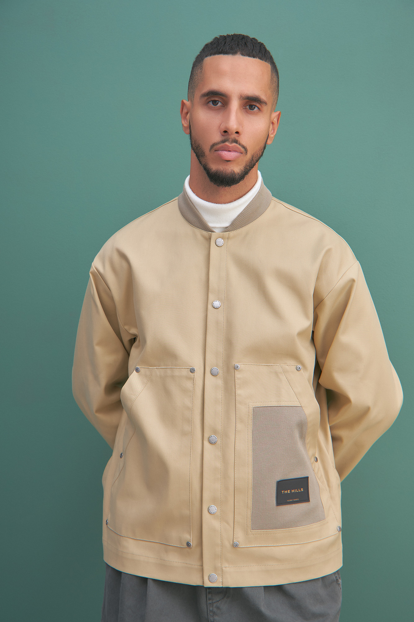 M-232-TH-56-0108 Бомбер The Hills Бежевый