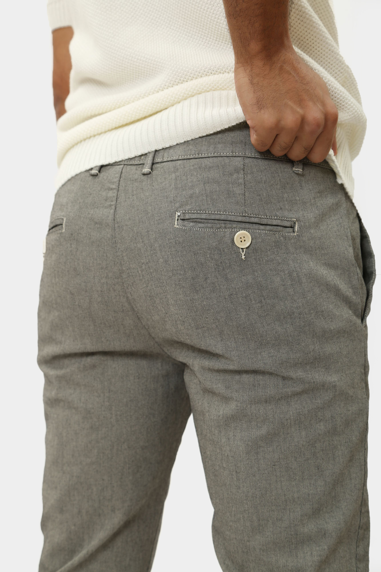 PBMP0357 Брюки чиносы Bikkembergs Серый