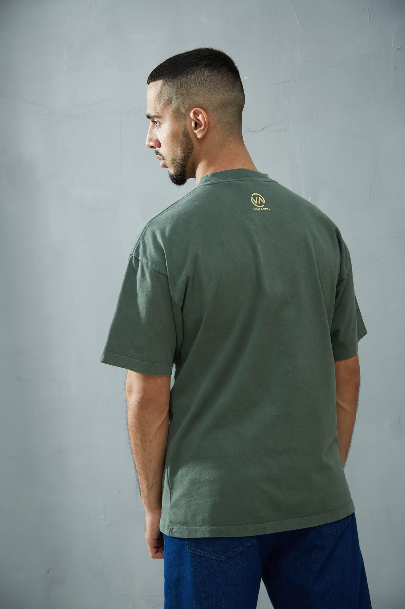 VM-ERK-22-067 Футболка Van Mich Зеленый