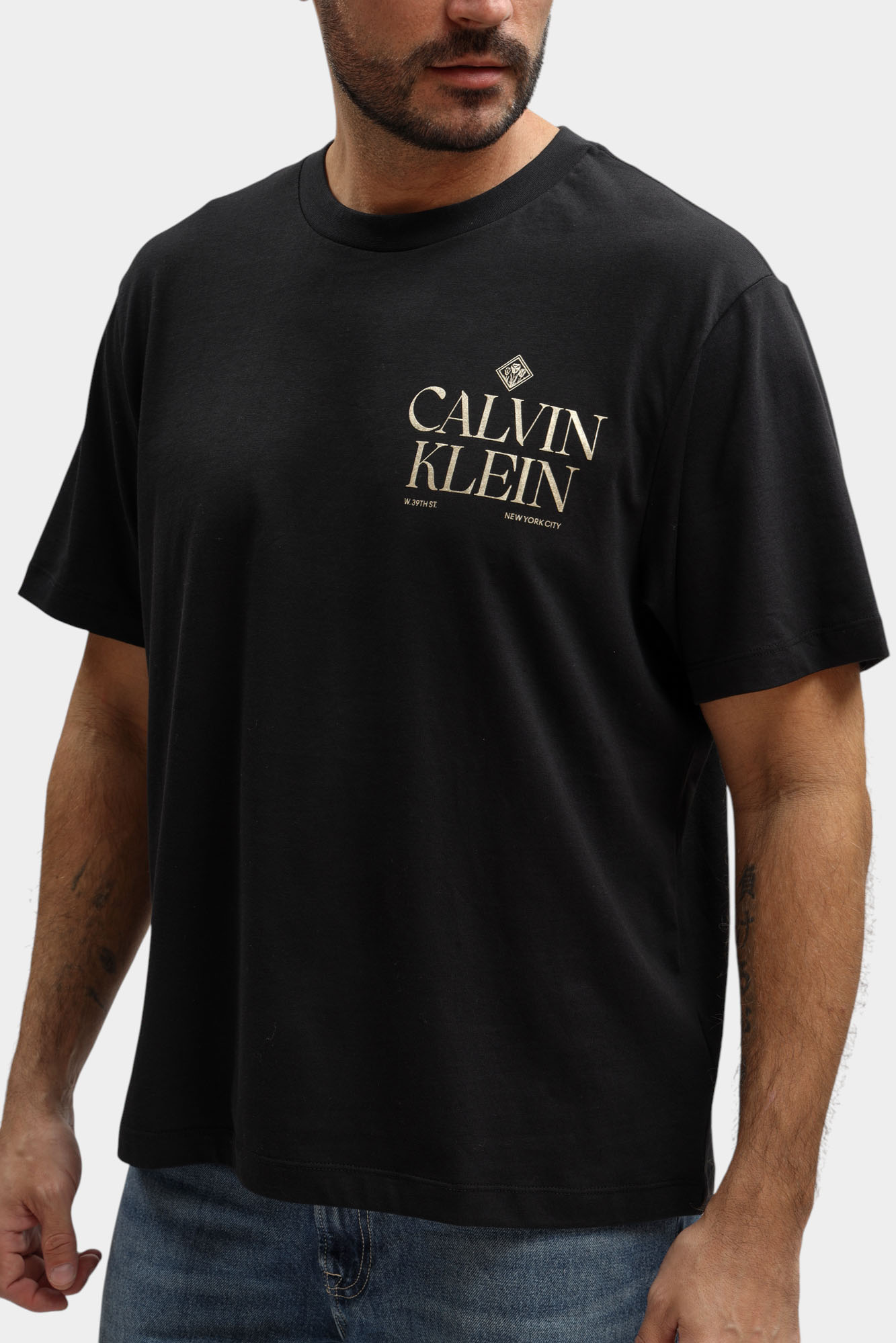 LV14RE801G Футболка Calvin Klein Jeans Черный