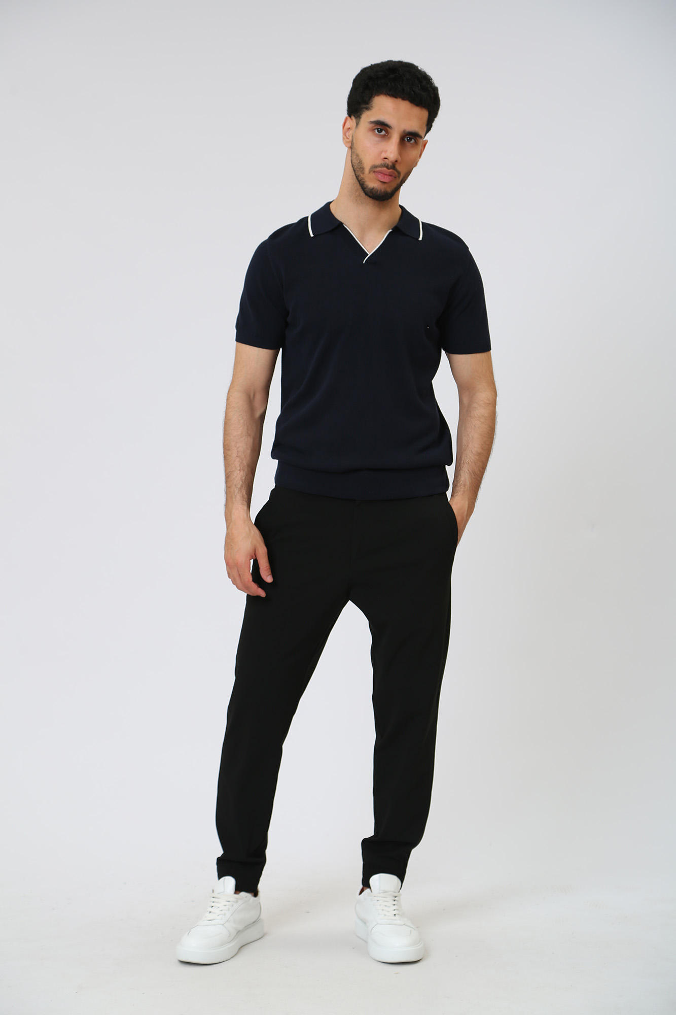 30036001_10015376 Поло Strellson Синий