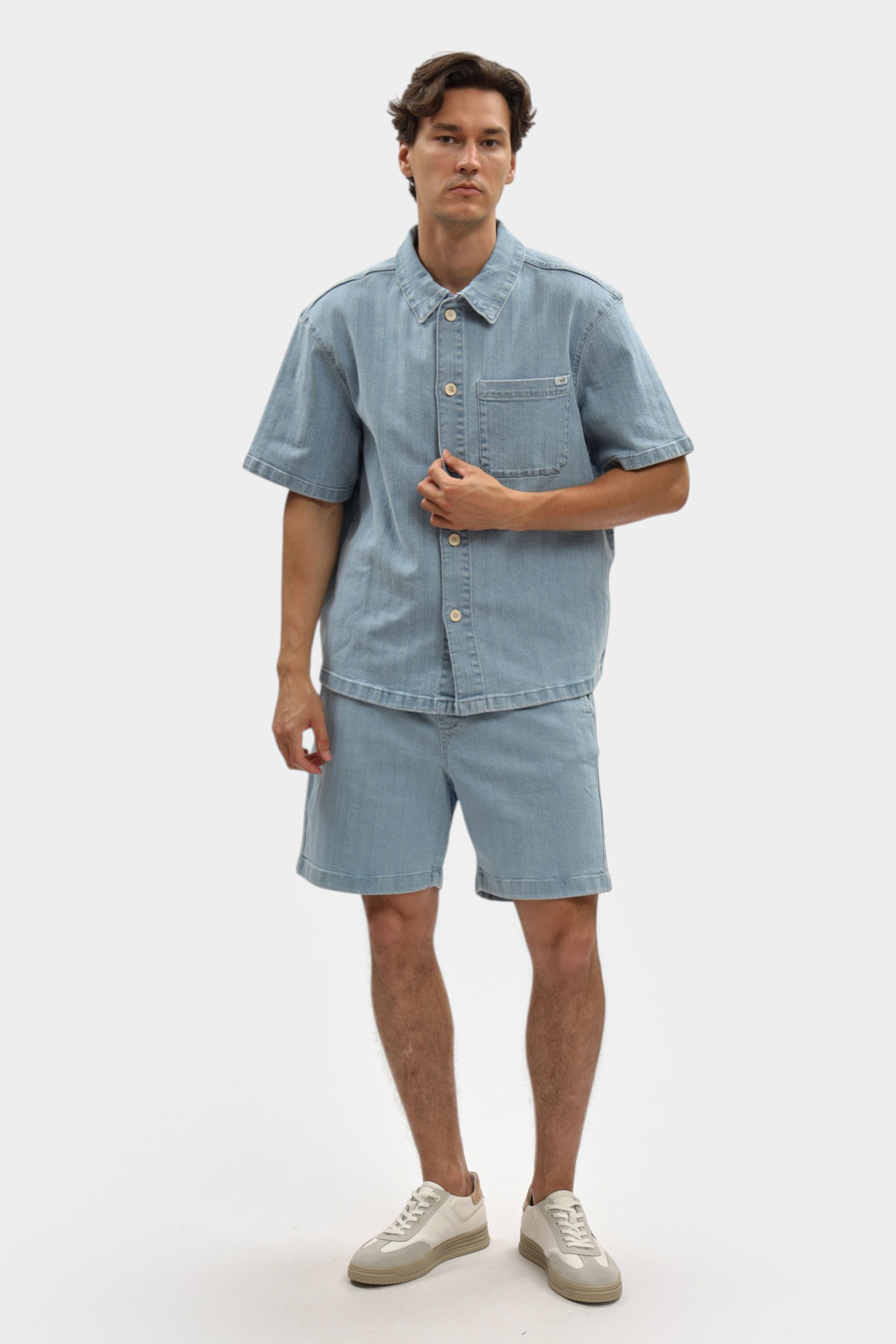 1016653-500 Рубашка Mustang Синий