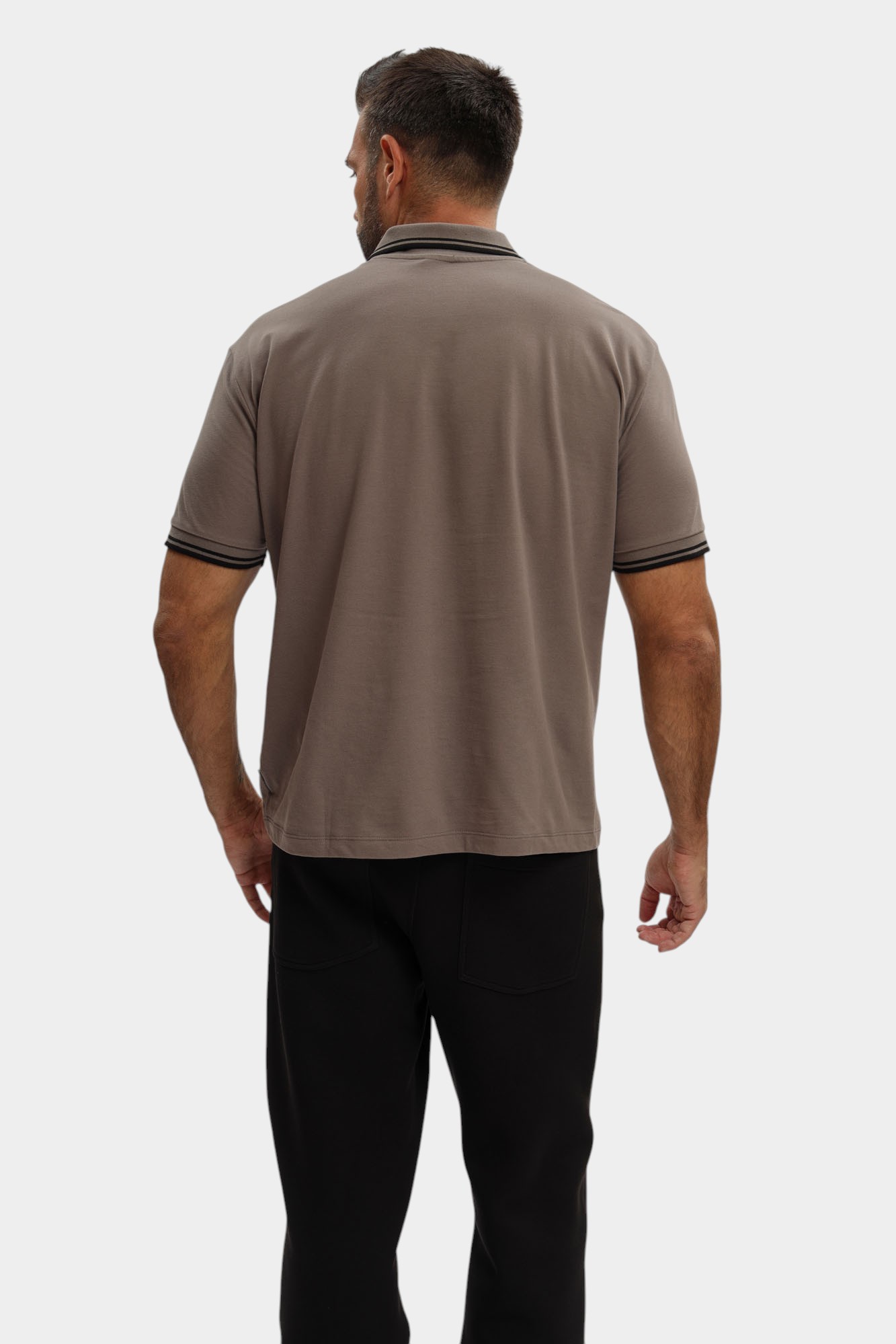 XM001349_AF16246 Поло Armani Exchange Серый