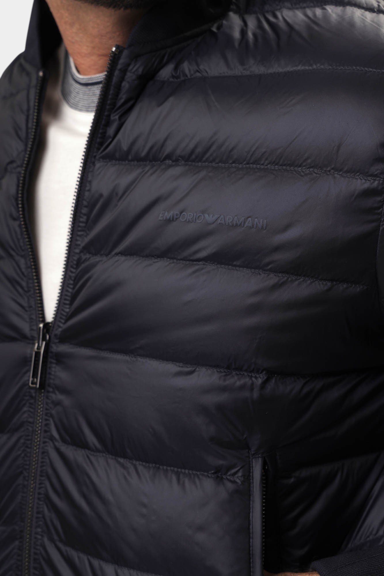 EM001285_AF15384 Бомбер Emporio Armani Синий