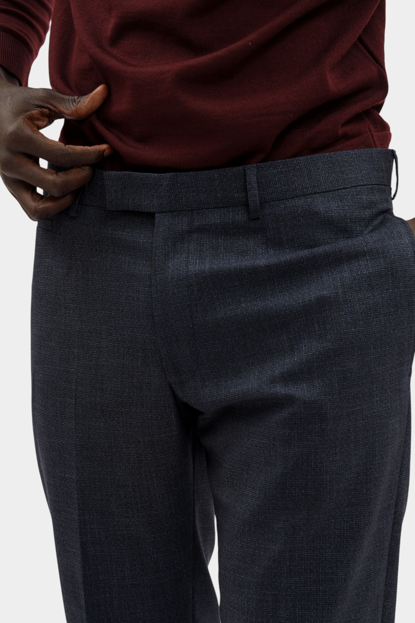 30042721_10018121 Брюки классические Strellson Синий