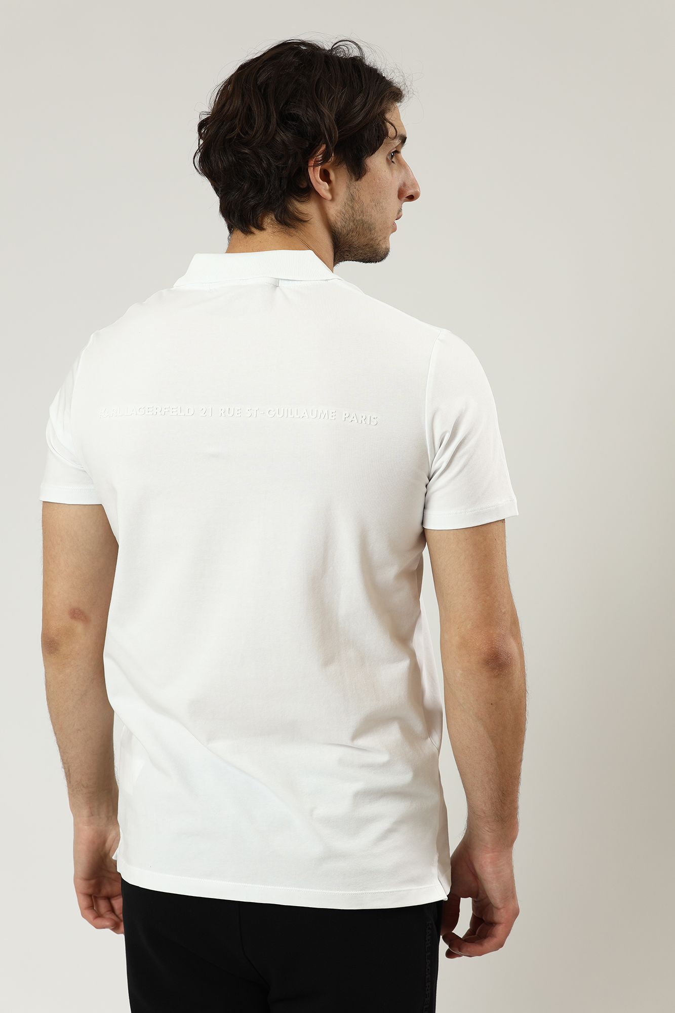 521221_745084 Поло Karl Lagerfeld Белый